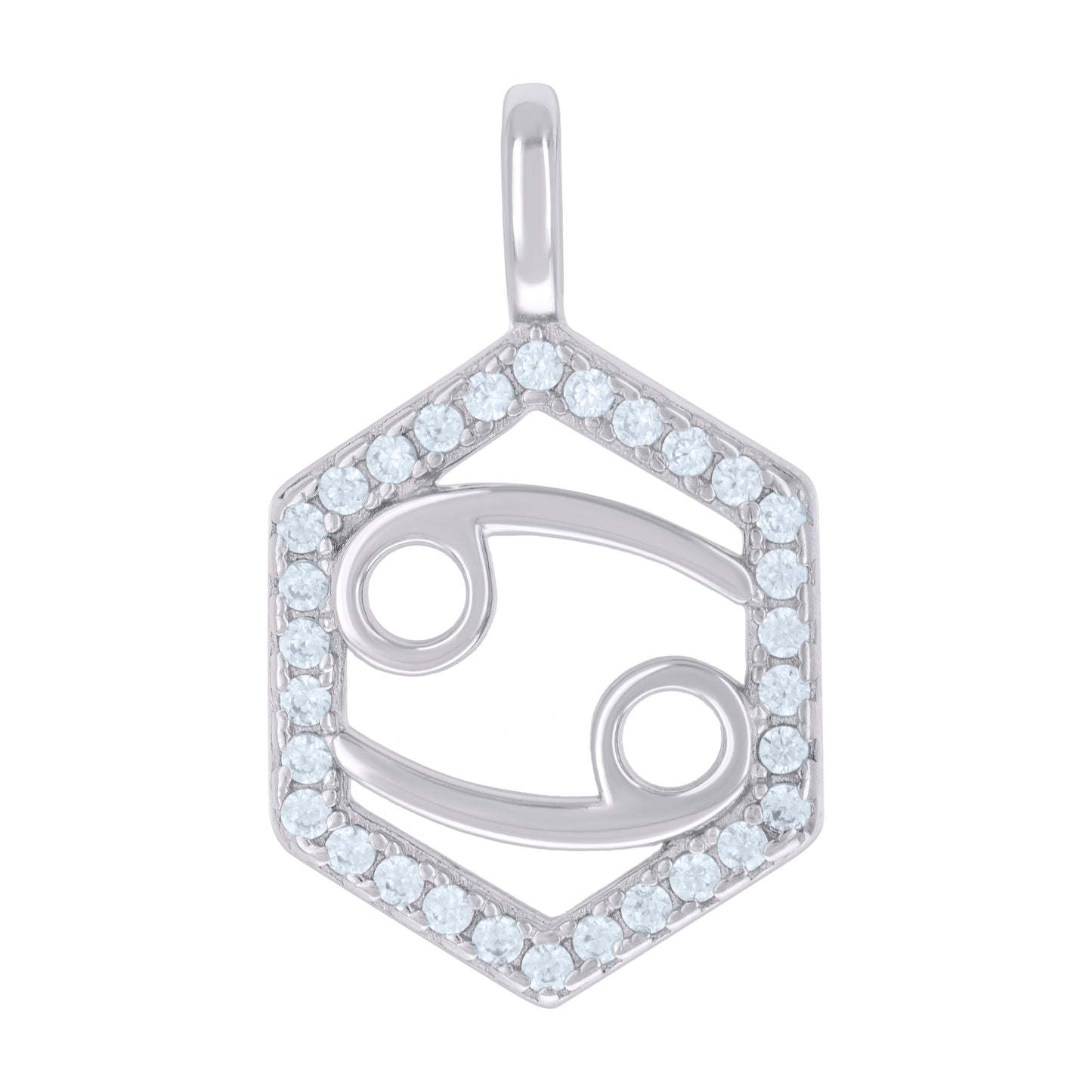 925 Sterling Silver Cz Pendant