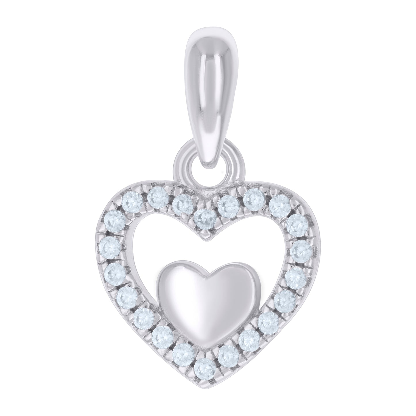 925 Sterling Silver Cz Pendant
