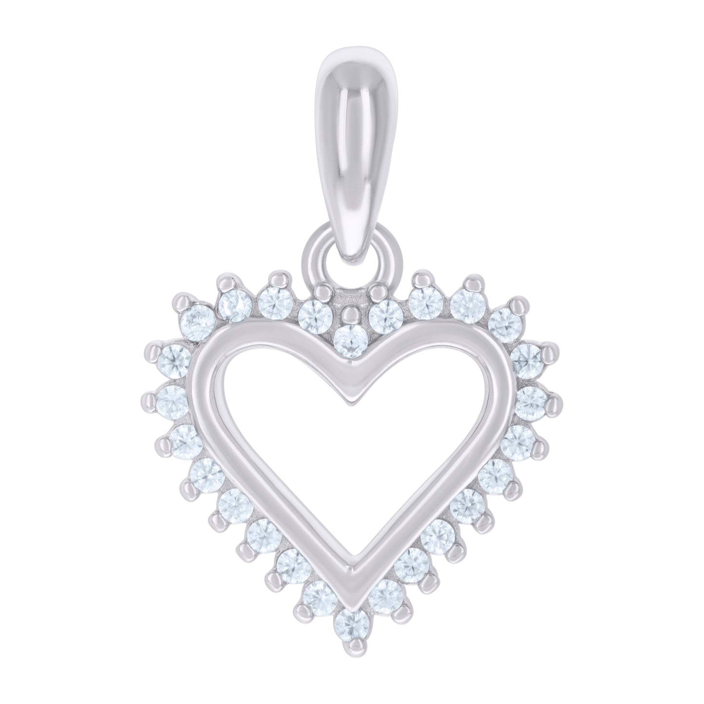 925 Sterling Silver Cz Pendant