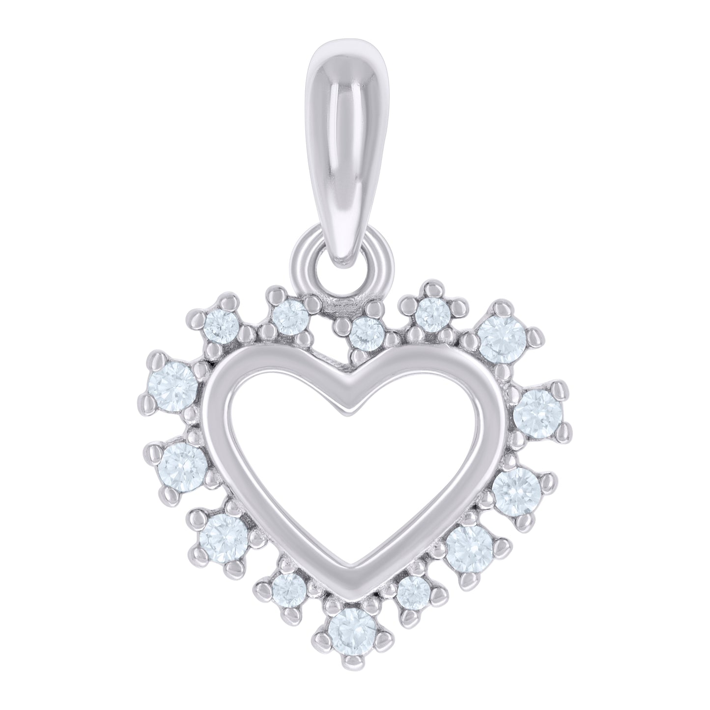 925 Sterling Silver Cz Pendant