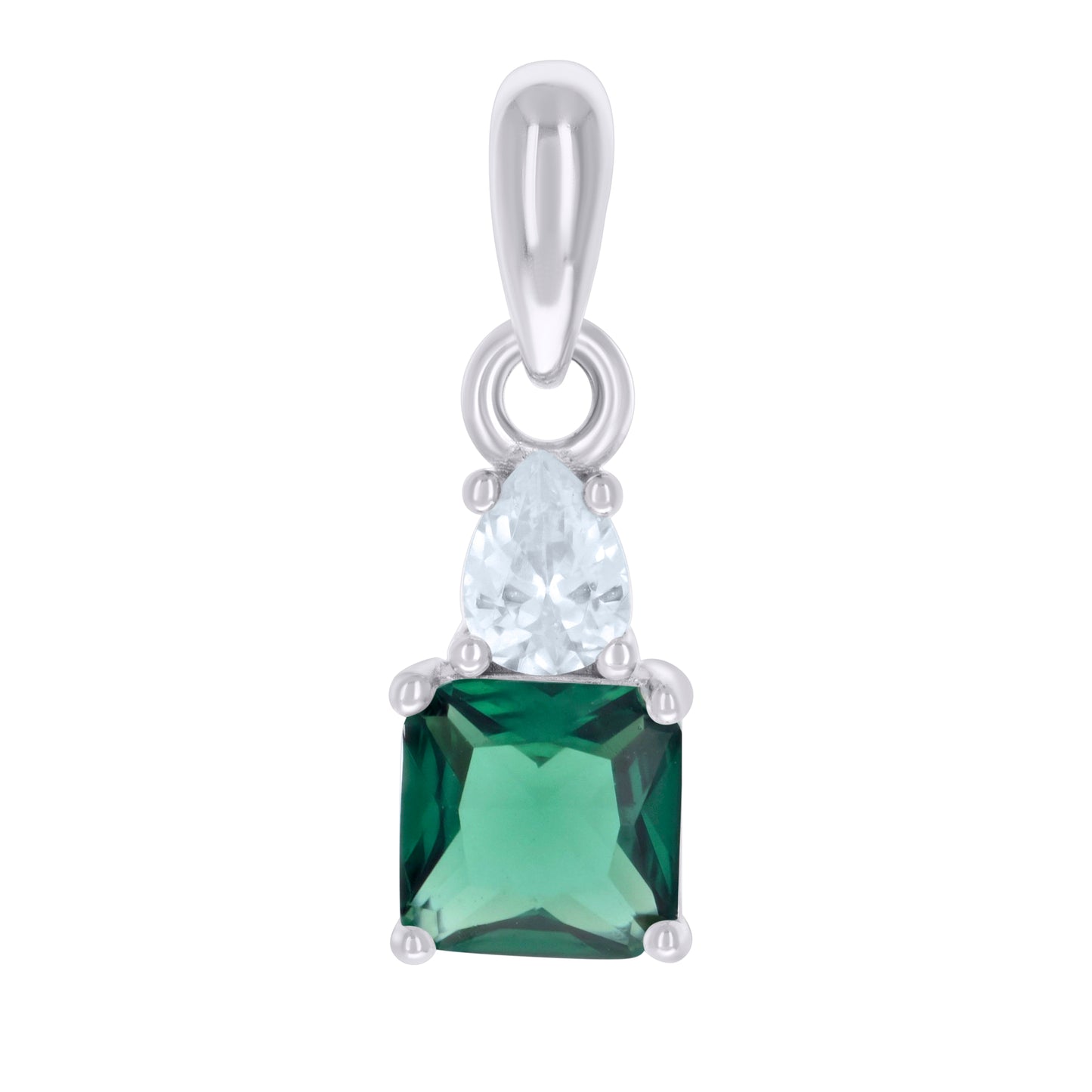 925 Sterling Silver Cz Pendant