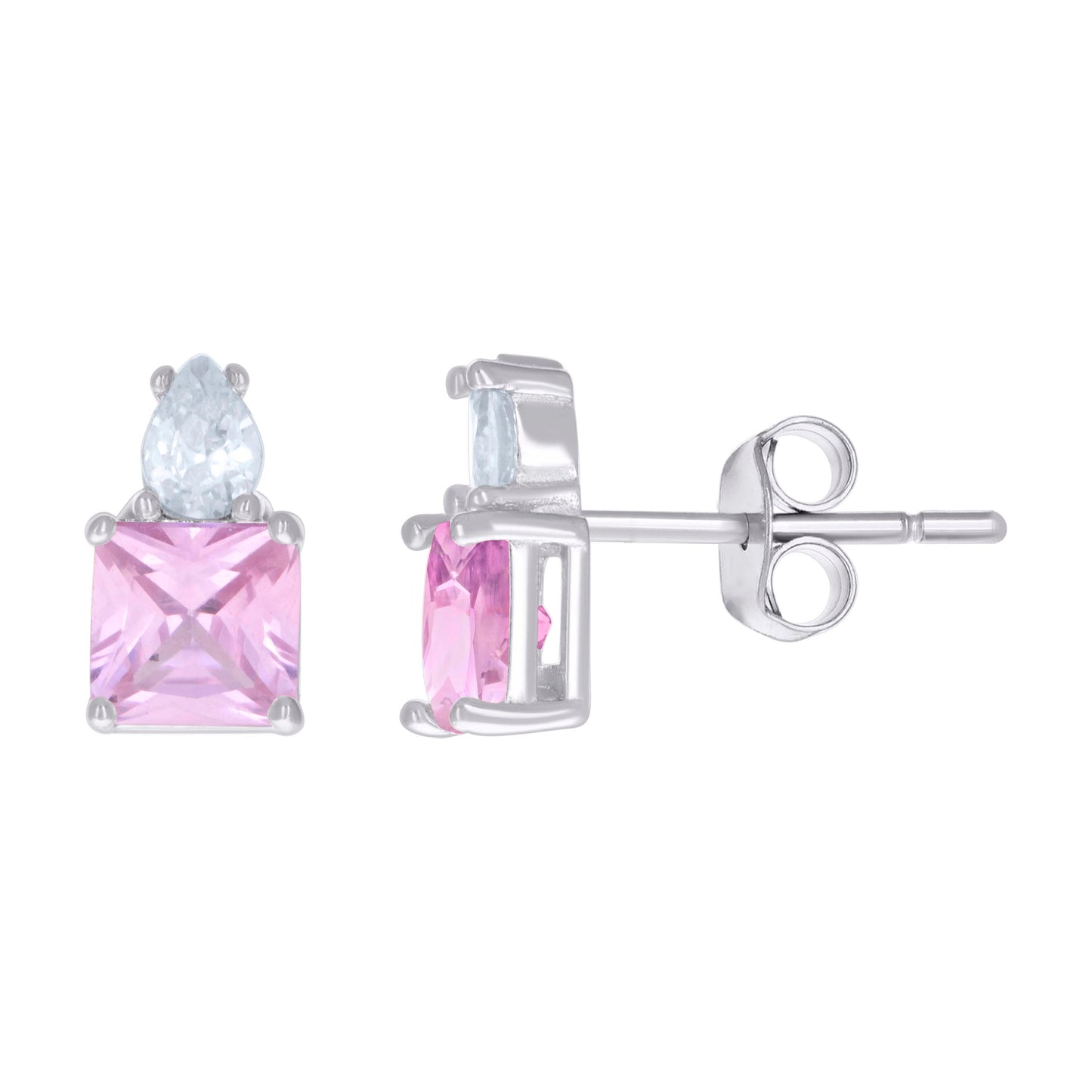 925 Sterling Silver Cz Earrings