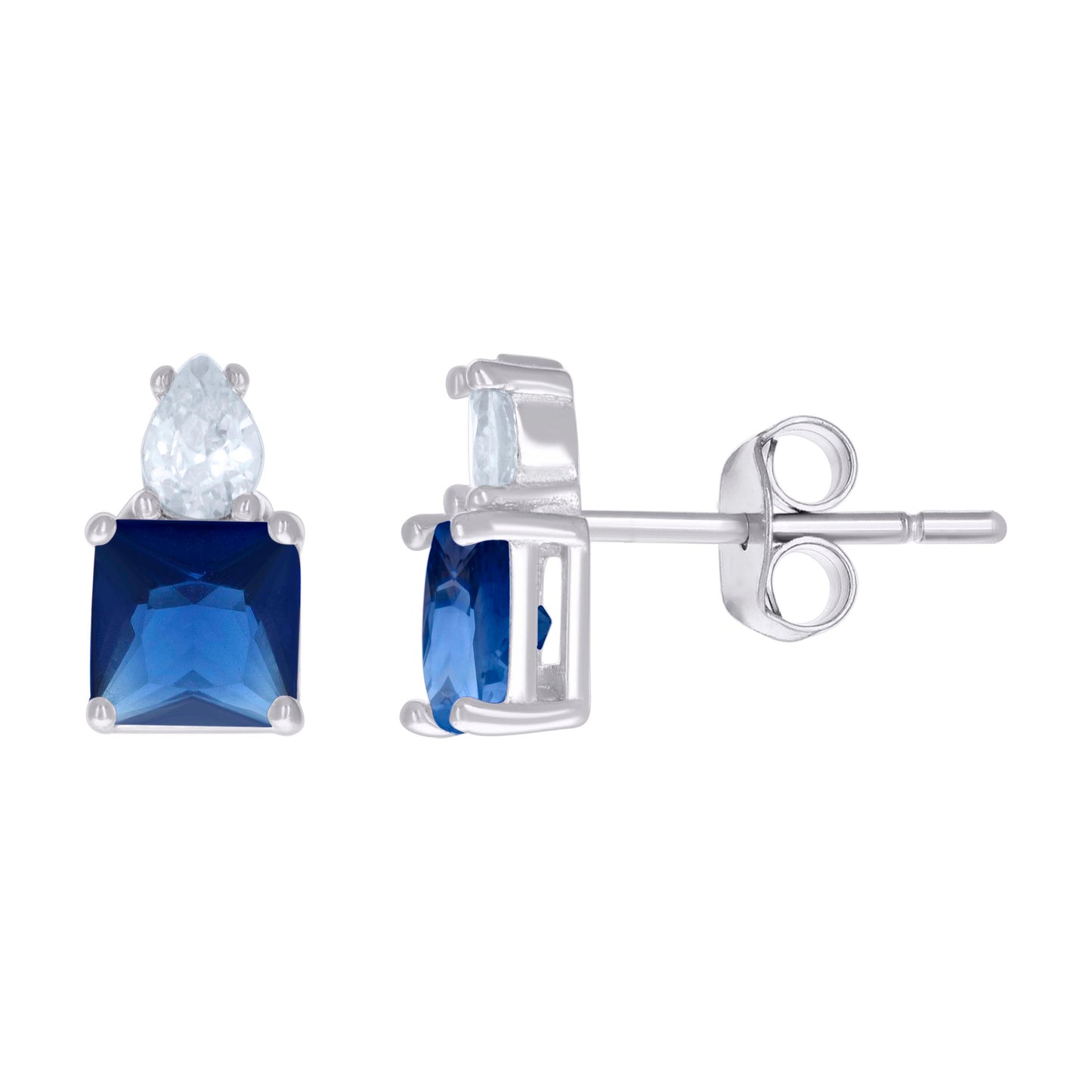 925 Sterling Silver Cz Earrings