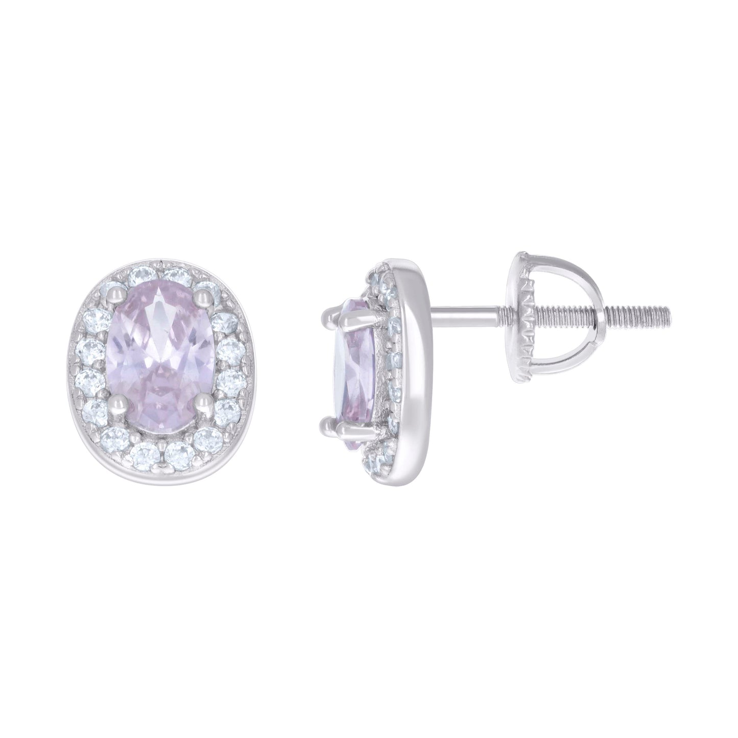 925 Sterling Silver Cz Earrings