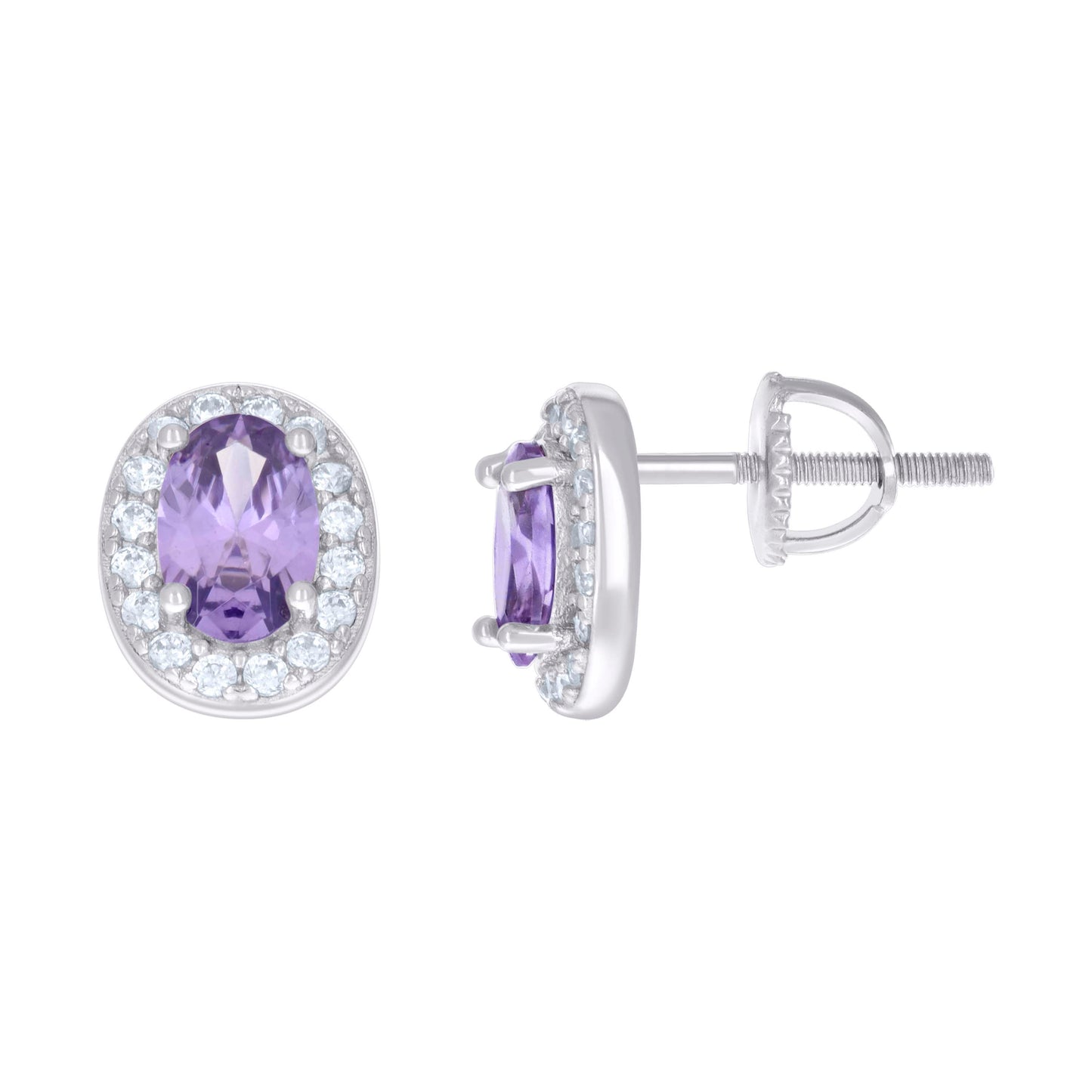 925 Sterling Silver Cz Earrings