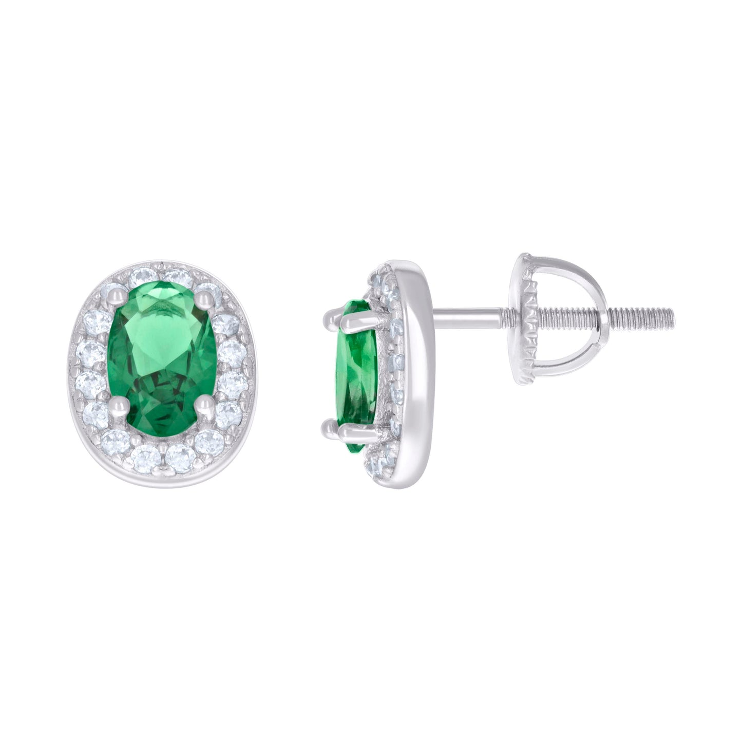 925 Sterling Silver Cz Earrings