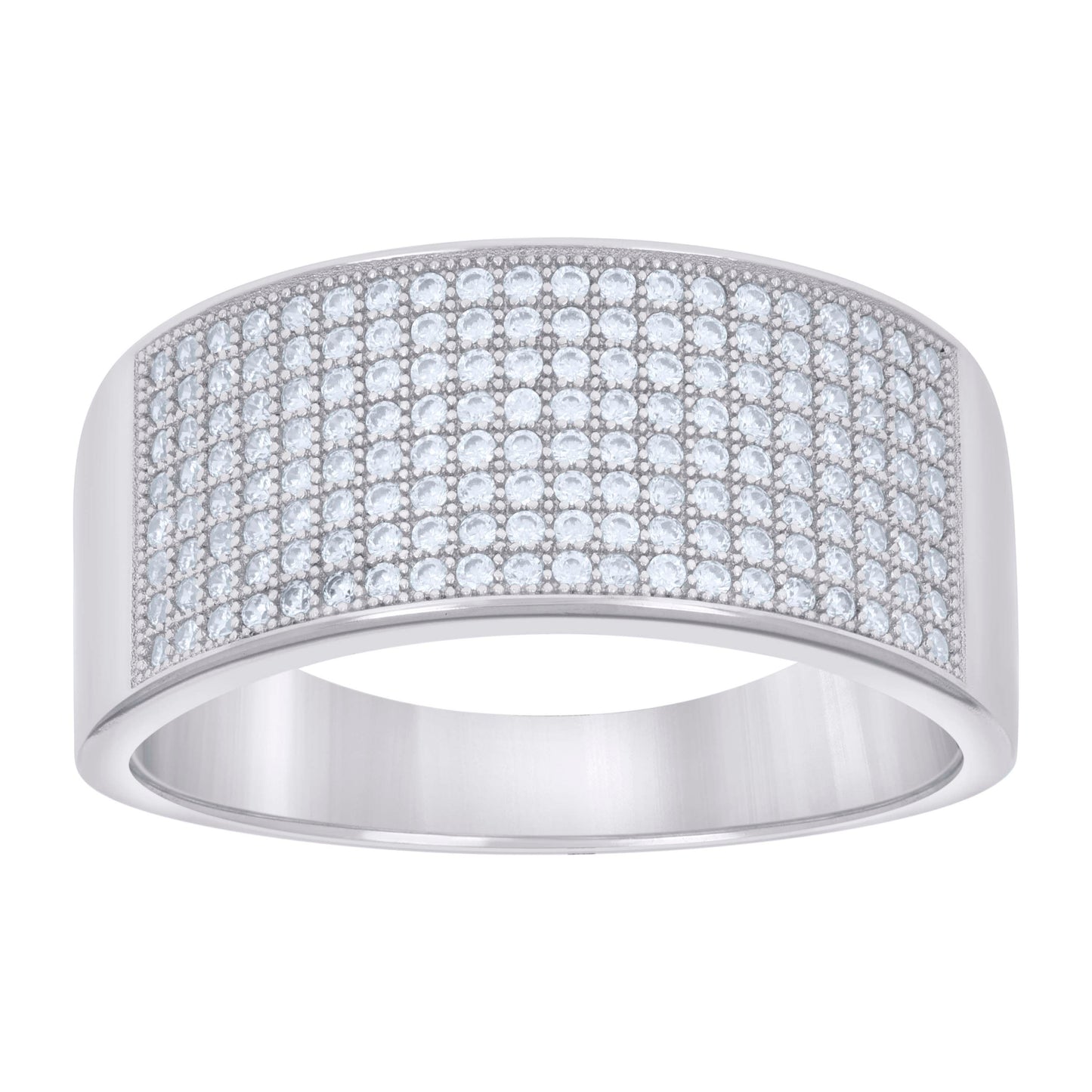 925 Sterling Silver 1.12Ctw Moissanite Ring S6