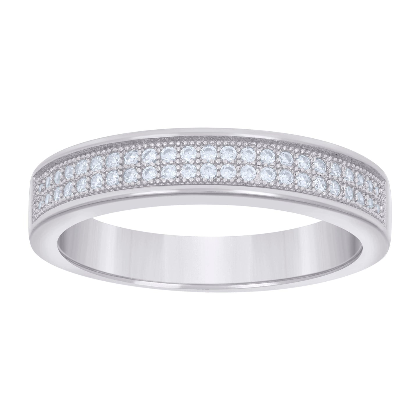 925 Silver Ring With Moissanite S6 Ctw 0.32