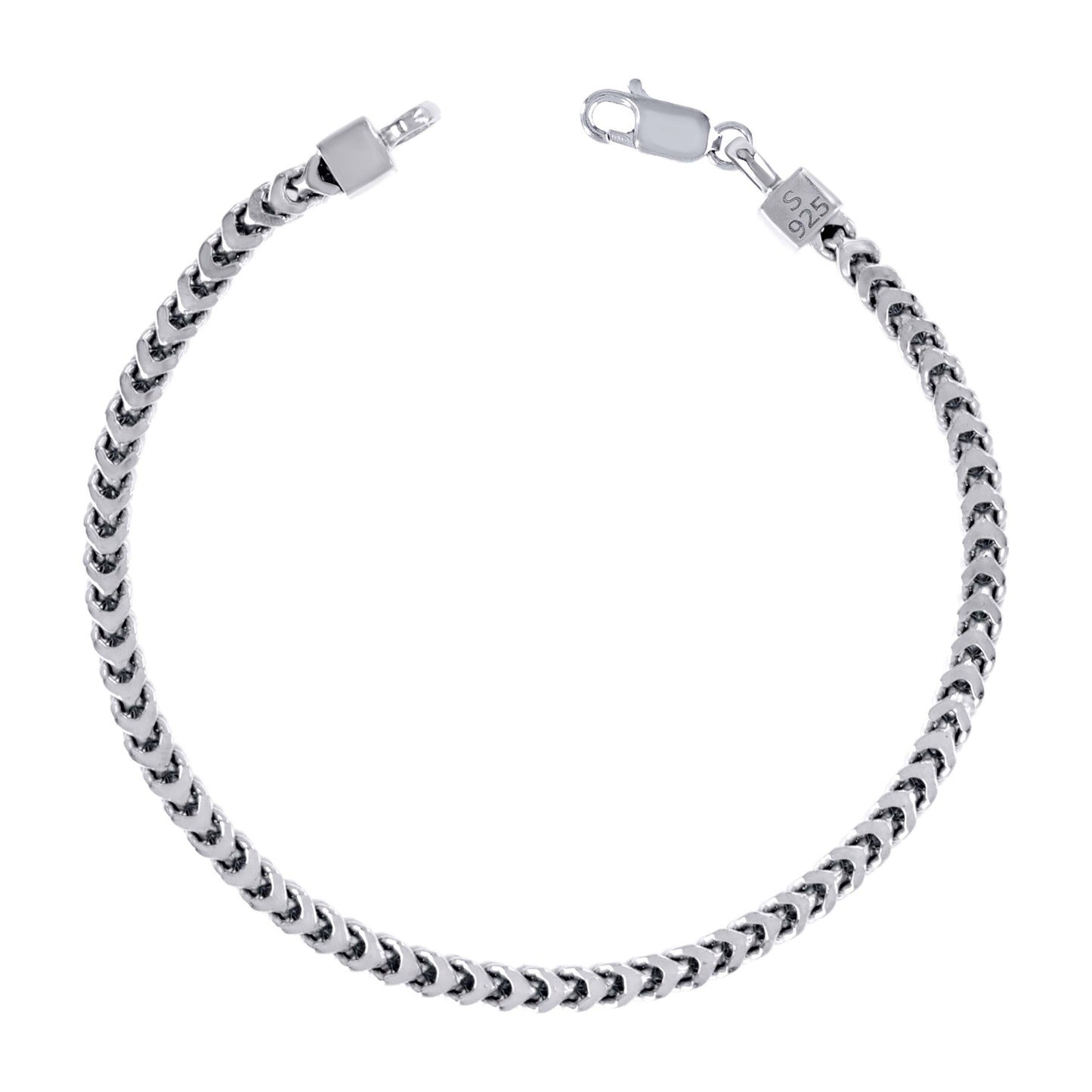 925 Silver Hollow Franco Chain 2.5mm