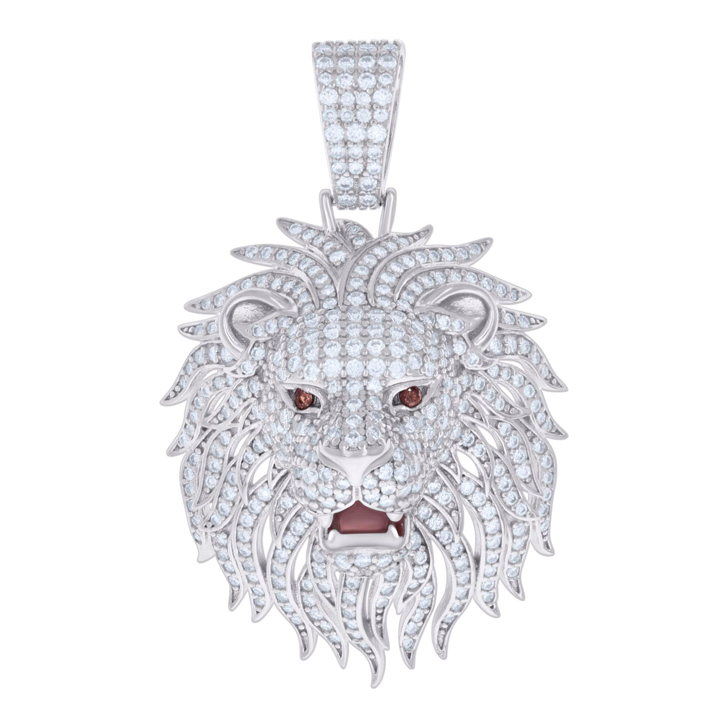 925 Sterling Silver 2.72Ctw Moissanite Pendant
