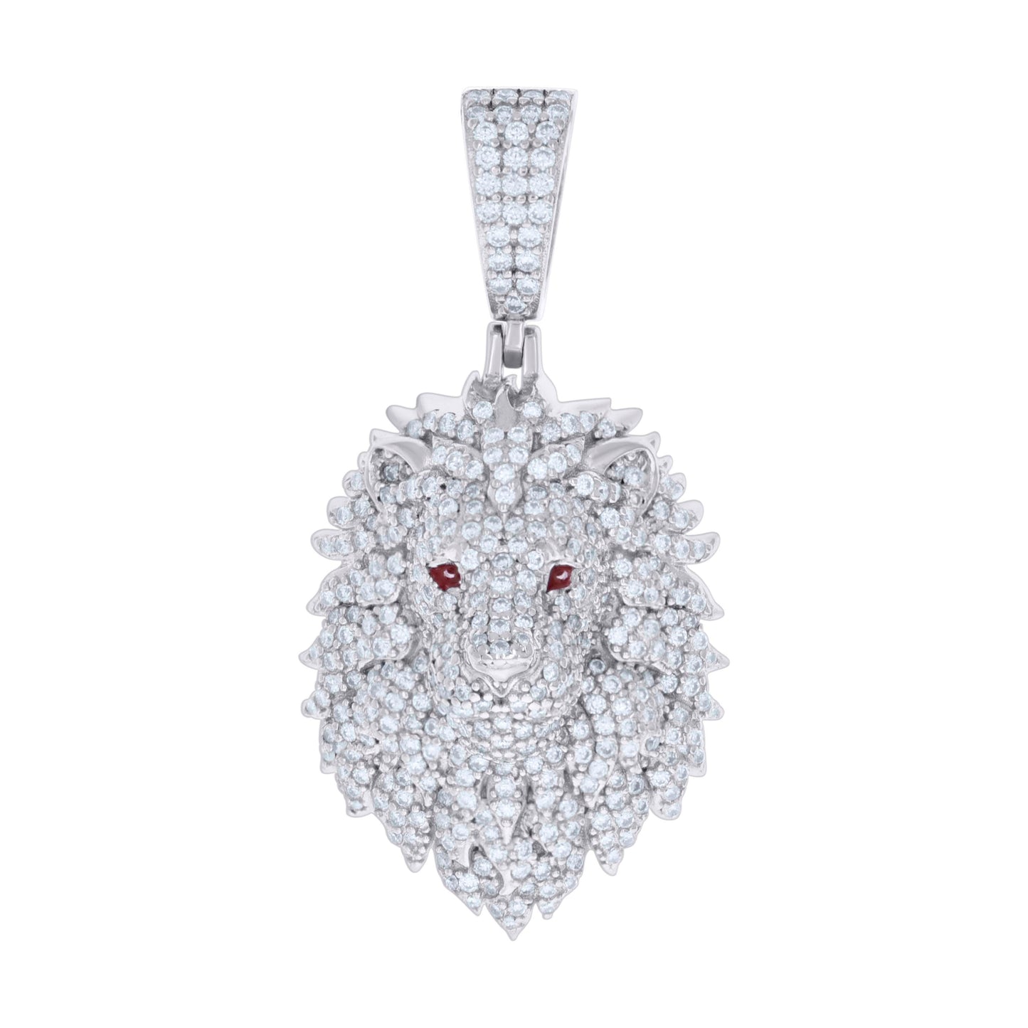 925 Sterling Silver 2.14Ctw Moissanite Pendant