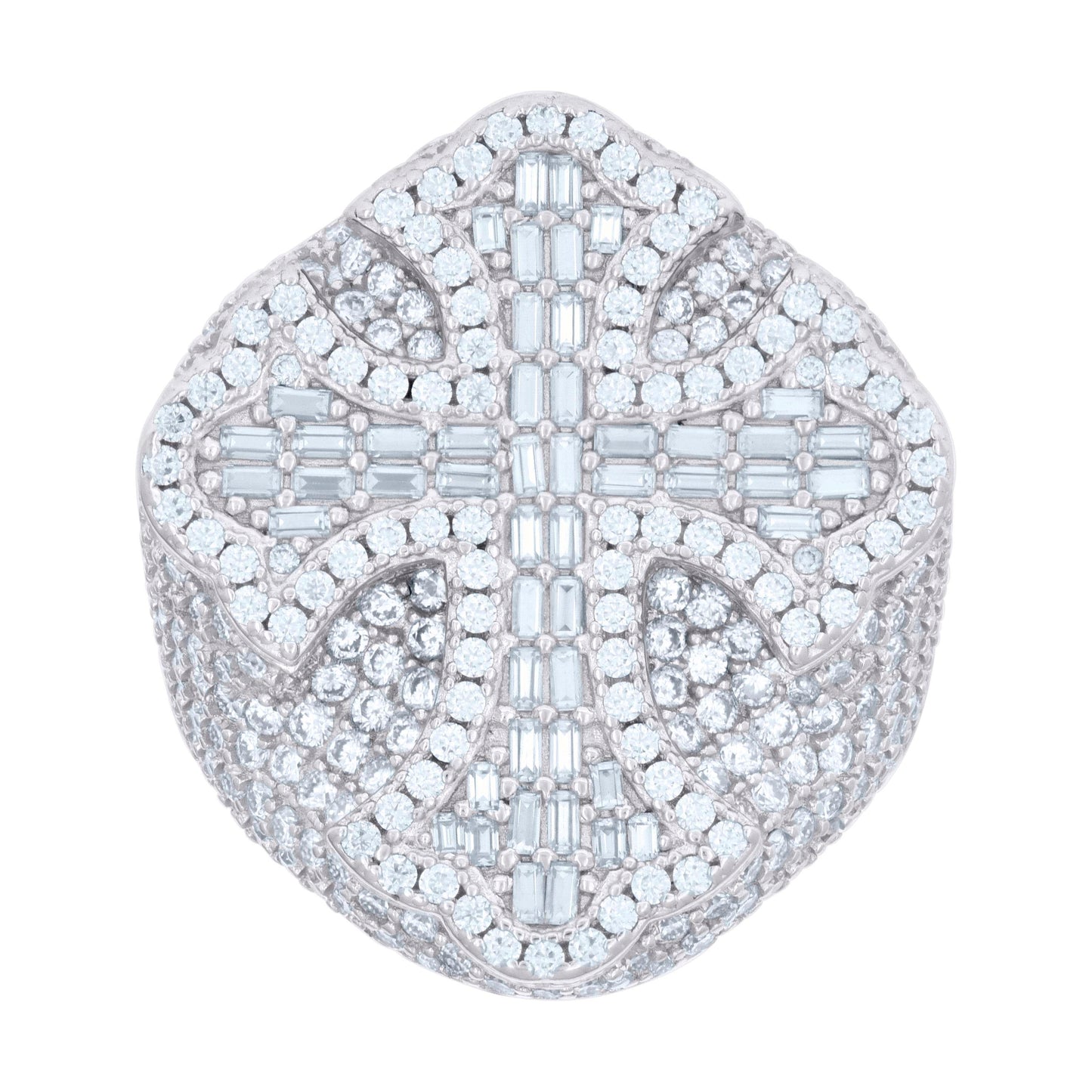 925 Sterling Silver R:4.94Ctw, B:1.32Ctw Moissanit