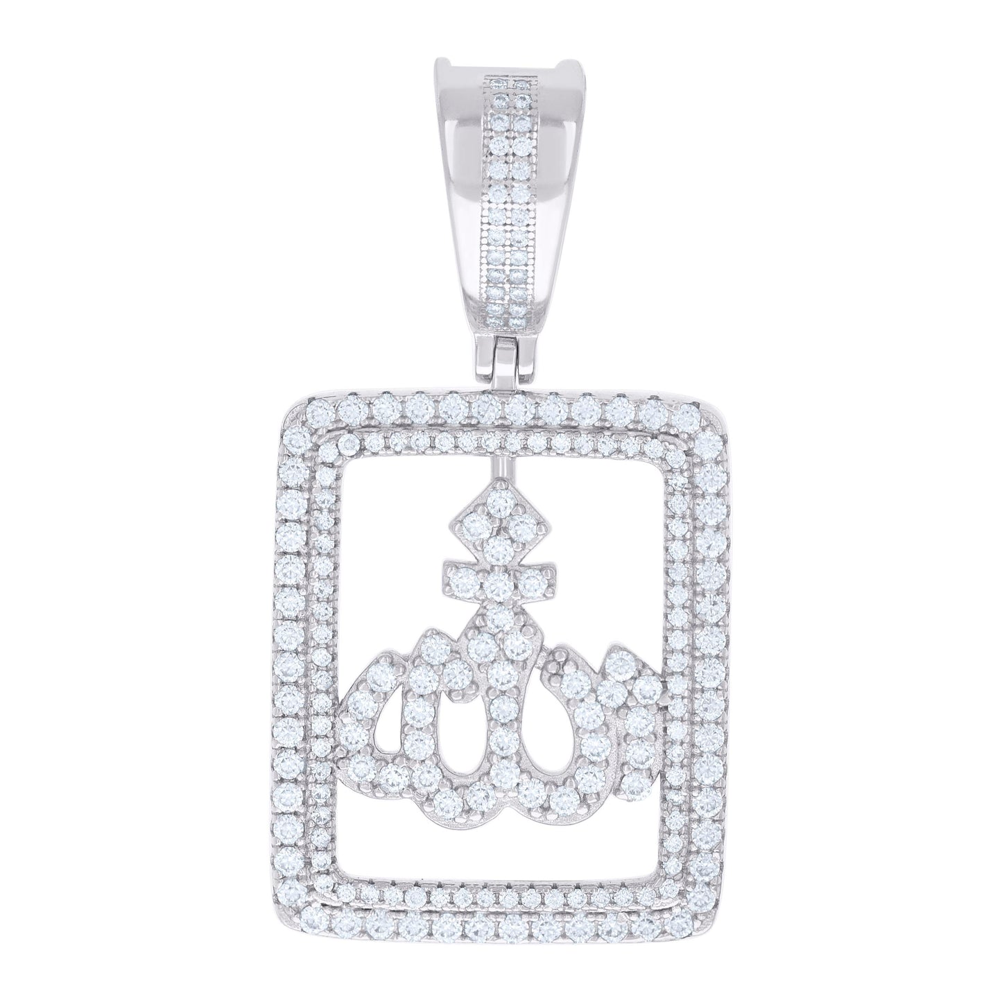 925 Sterling Silver Pendant 1.58Ctw Moissanite