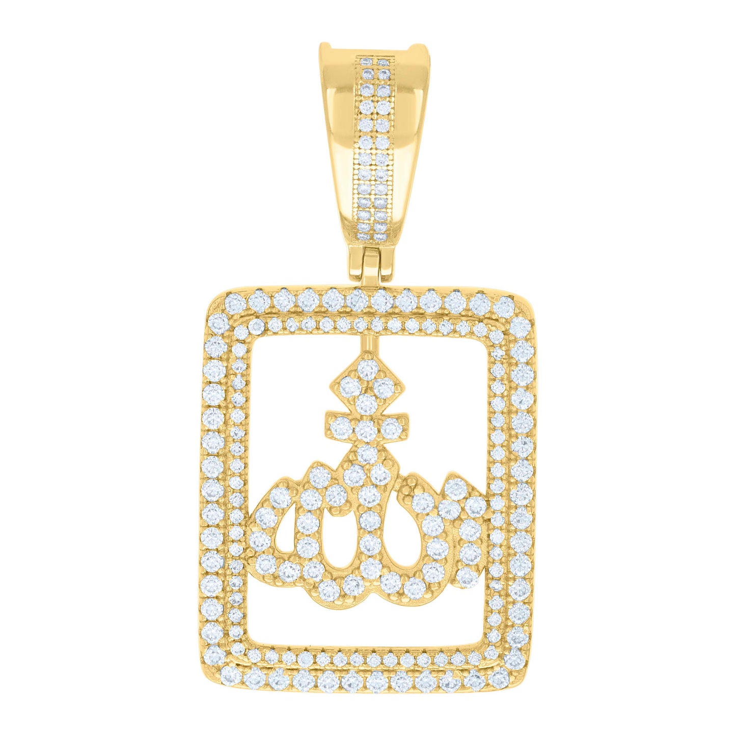 925 Sterling Silver Pendant 1.58Ctw Moissanite