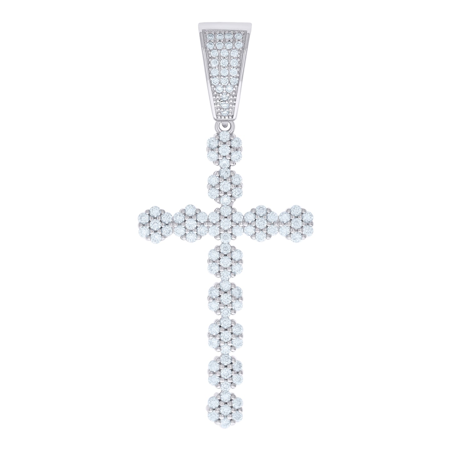 925 Sterling Silver Pendant 1.68Ctw Moissanite