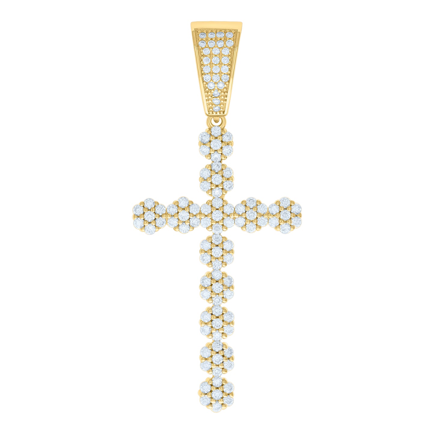 925 Sterling Silver Pendant 1.68Ctw Moissanite