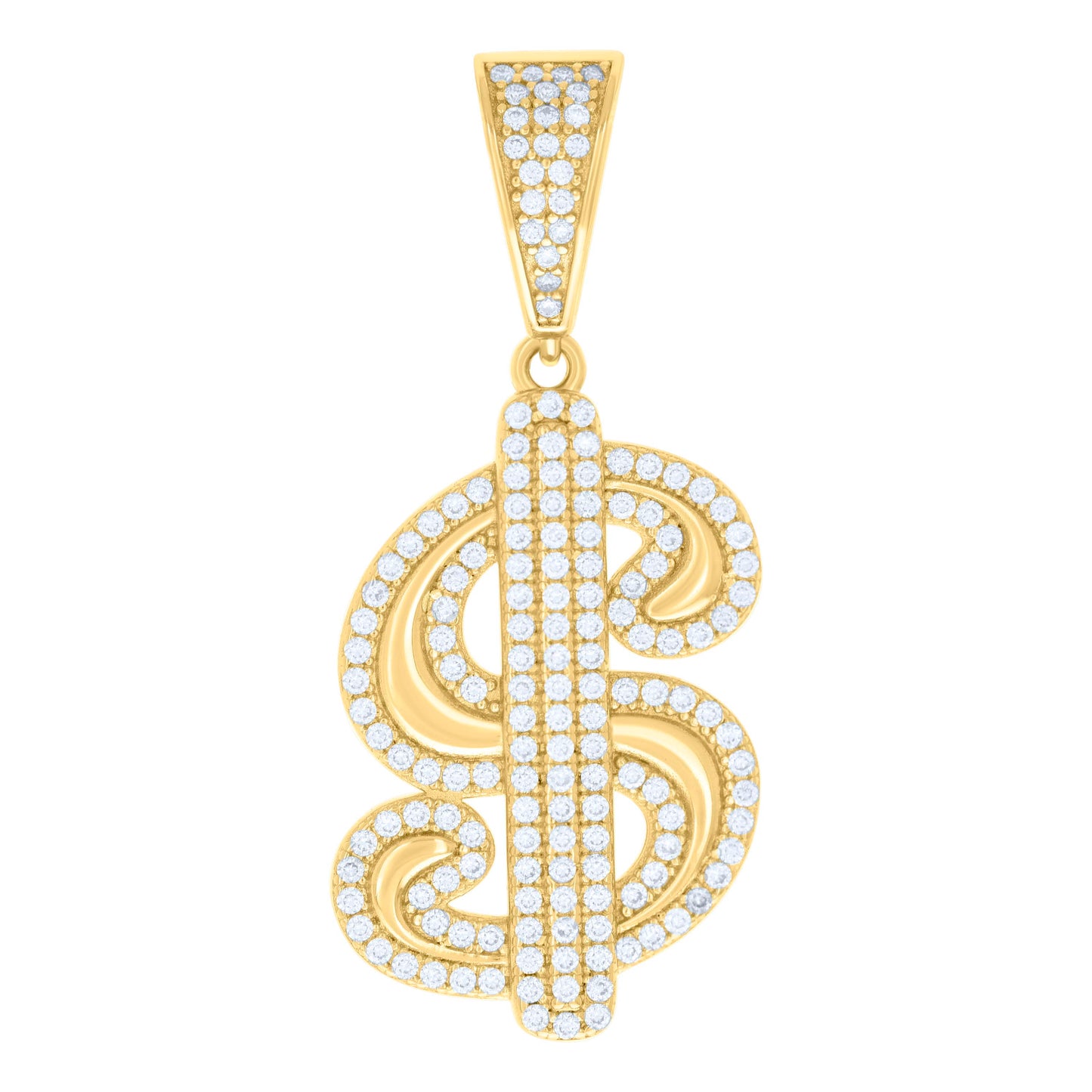 925 Sterling Silver 1.38Ctw Moissanite Pendant