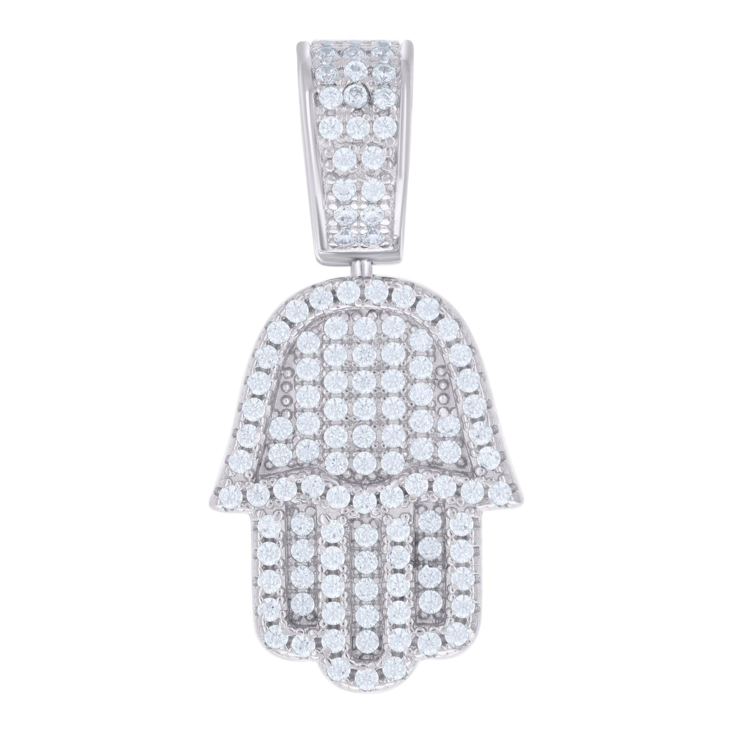925 Sterling Silver 1.19Ctw Moissanite Pendant