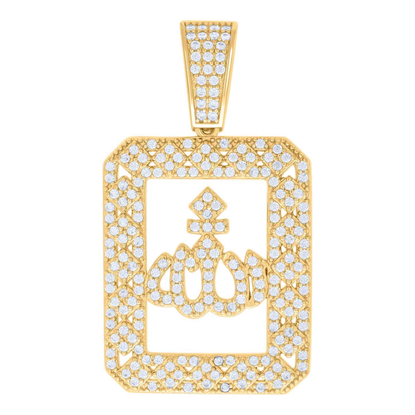 925 Sterling Silver Pendant Moissanite 1.36 Ctw