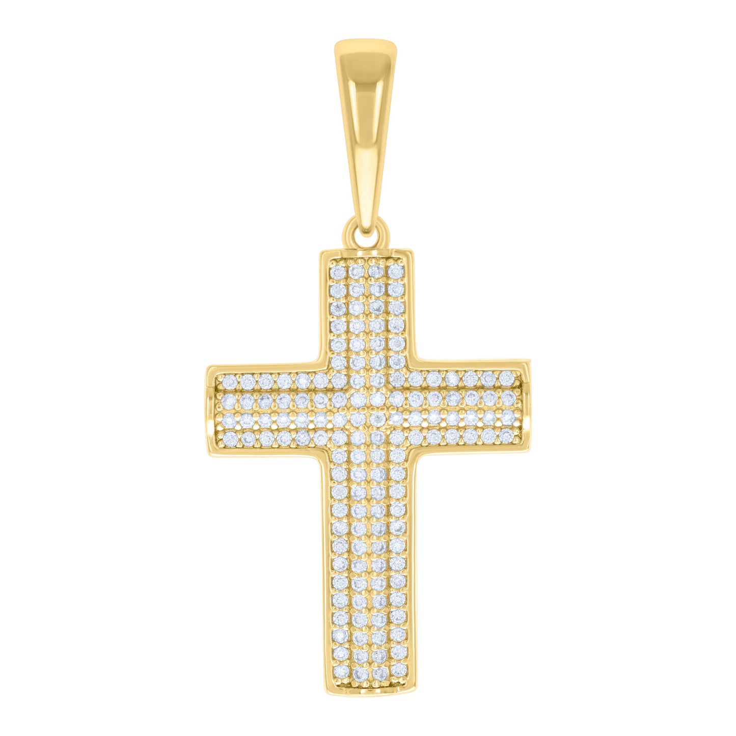 925 Sterling Silver Pendant Moissanite 0.74 Ctw