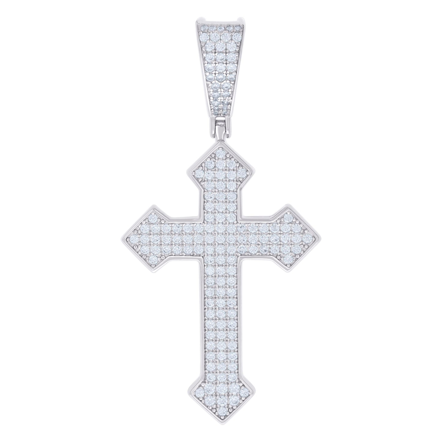 925 Sterling Silver 1.22Ctw Moissanite Pendant