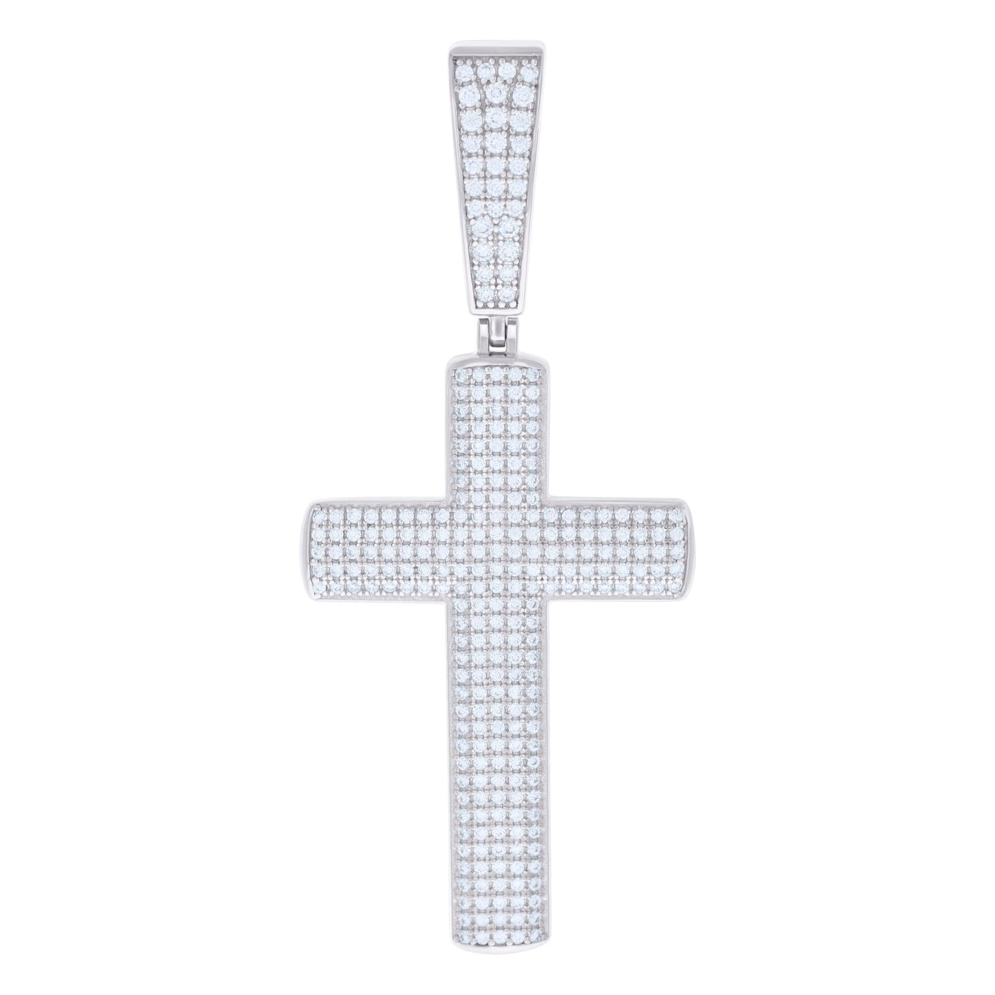 925 Sterling Silver Pendant Moissanite 1.26 Ctw