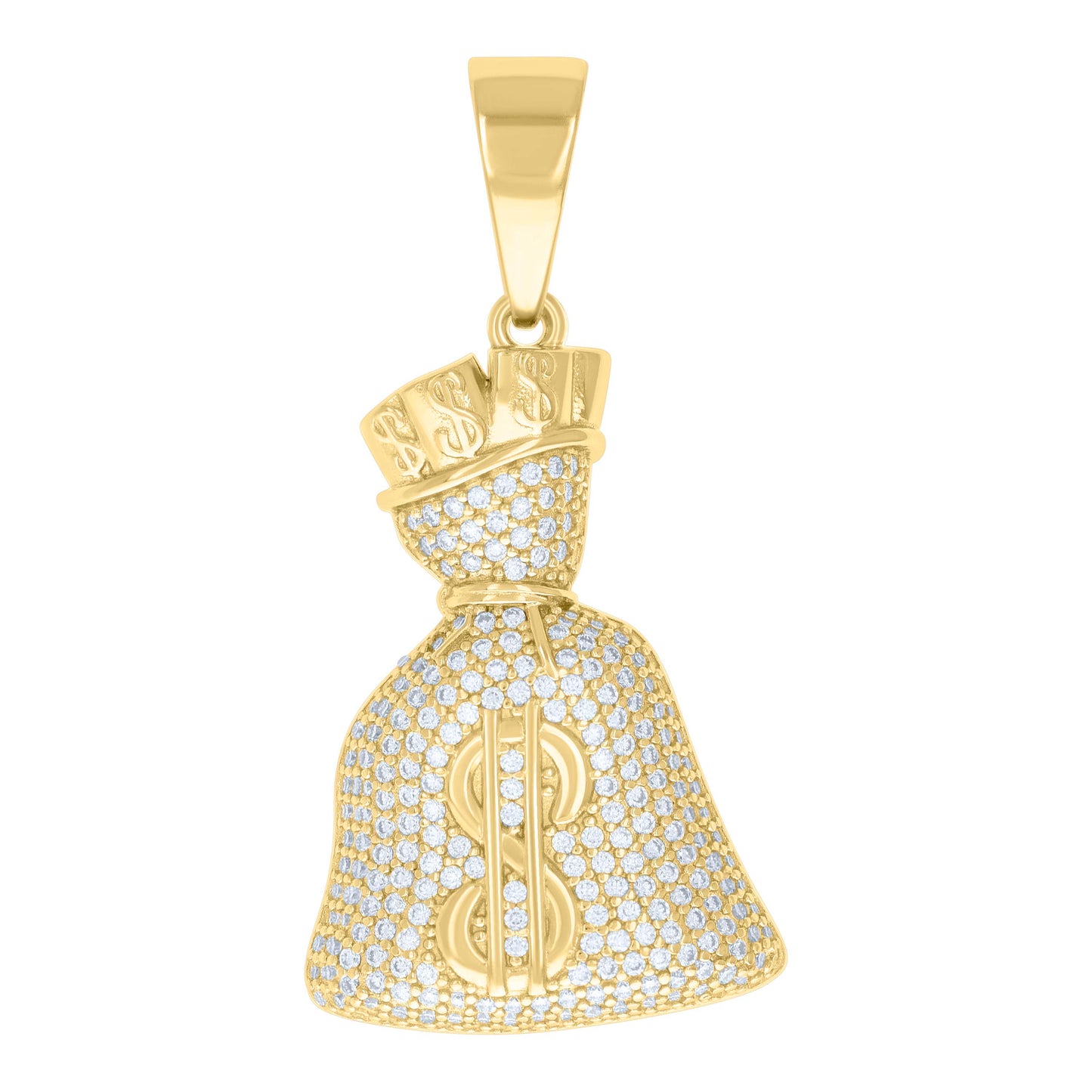 925 Sterling Silver 1.68Ctw Moissanite Pendant