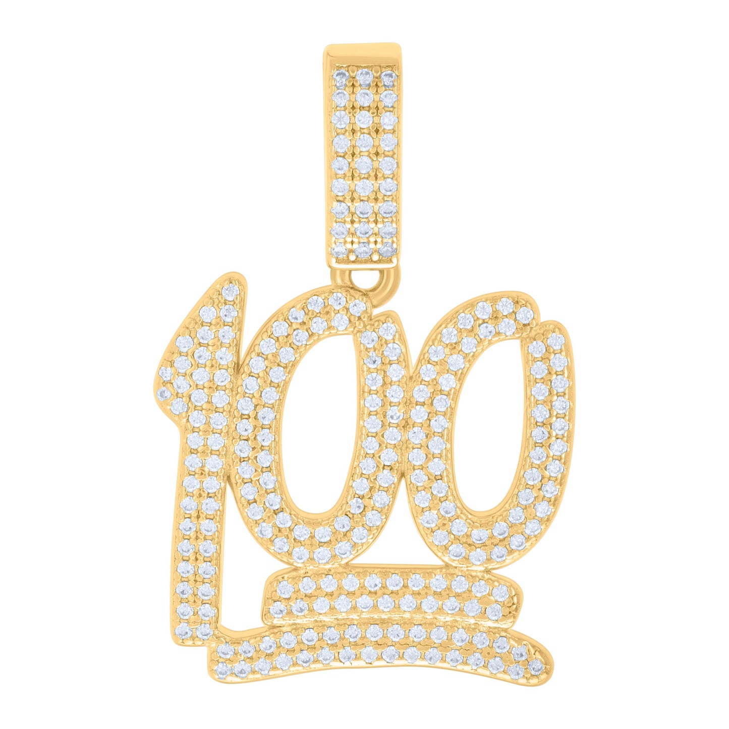 925 Sterling Silver Pendant Moissanite 0.94 Ctw