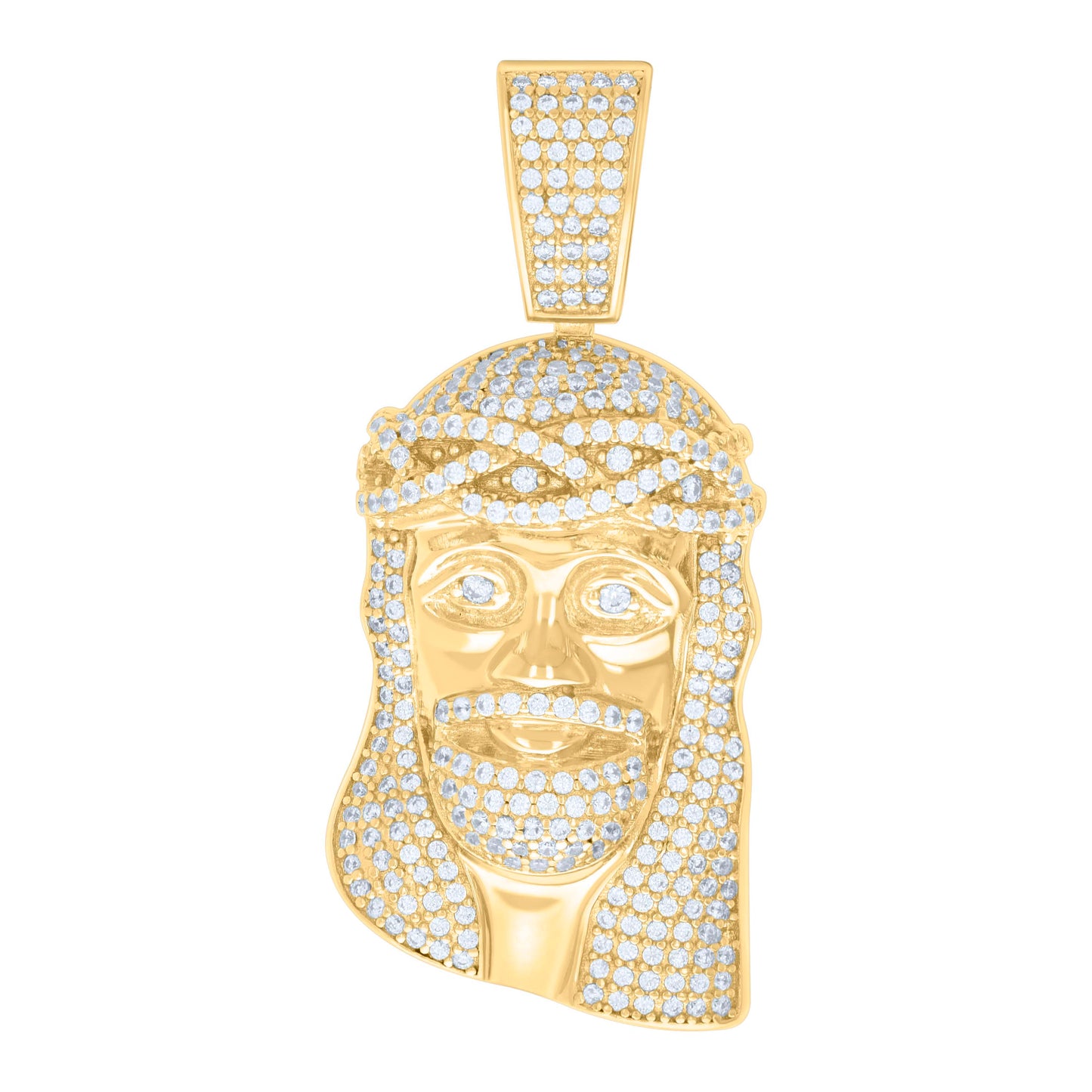 925 Sterling Silver 1.52Ctw Moissanite Pendant