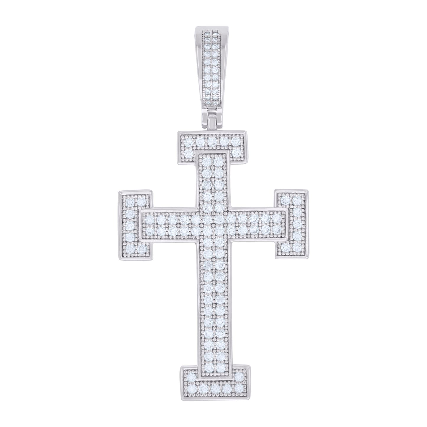 925 Sterling Silver 1.18Ctw Moissanite Pendant