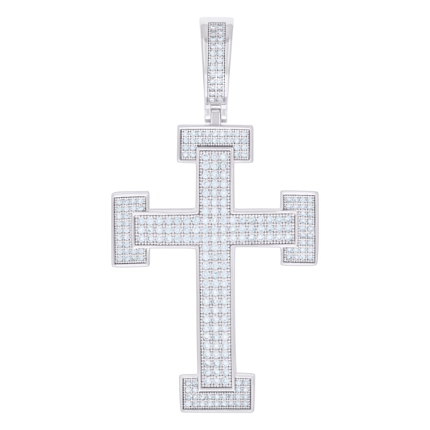 925 Sterling Silver 1.56Ctw Moissanite Pendant