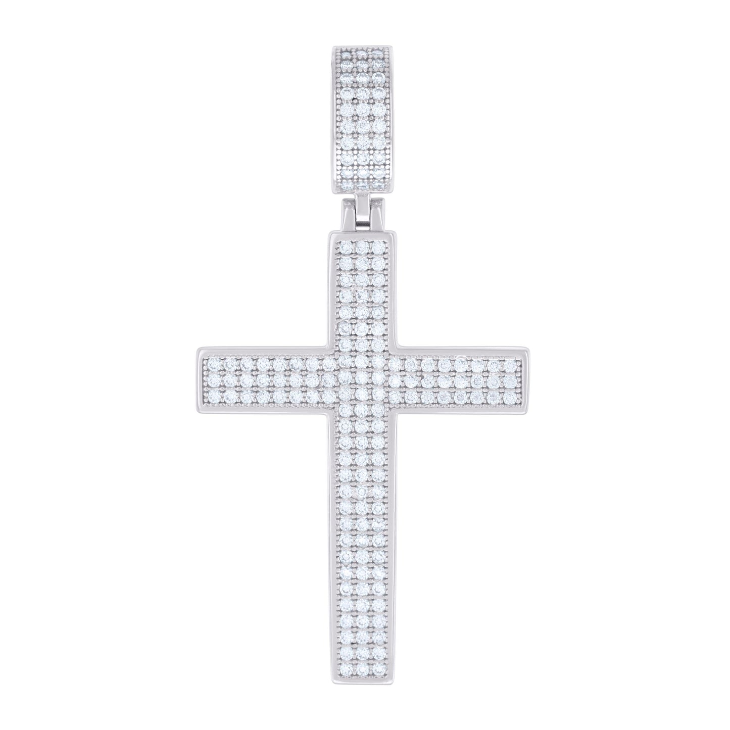 925 Sterling Silver 1.00Ctw Moissanite Pendant