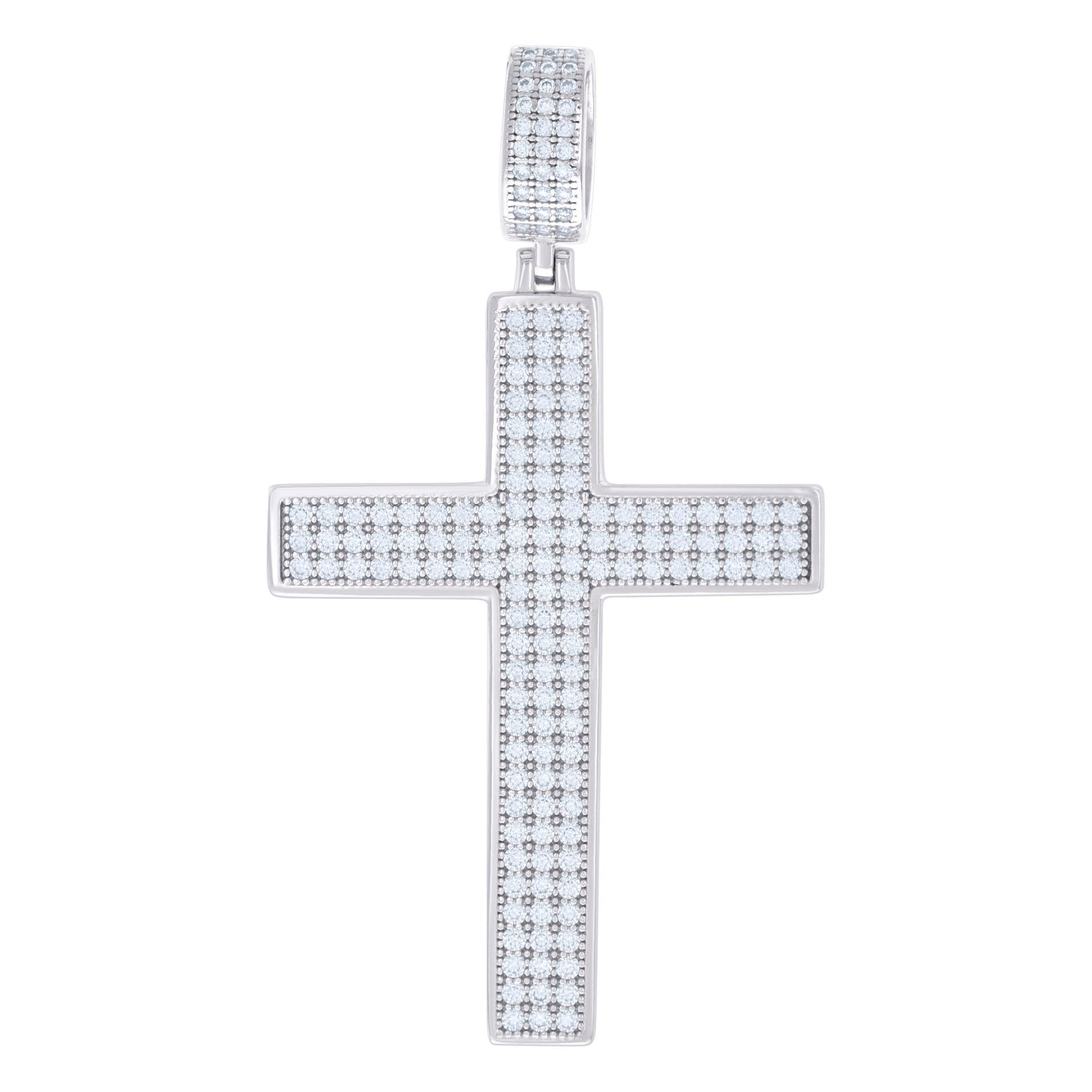 925 Sterling Silver 1.81Ctw Moissanite Pendant