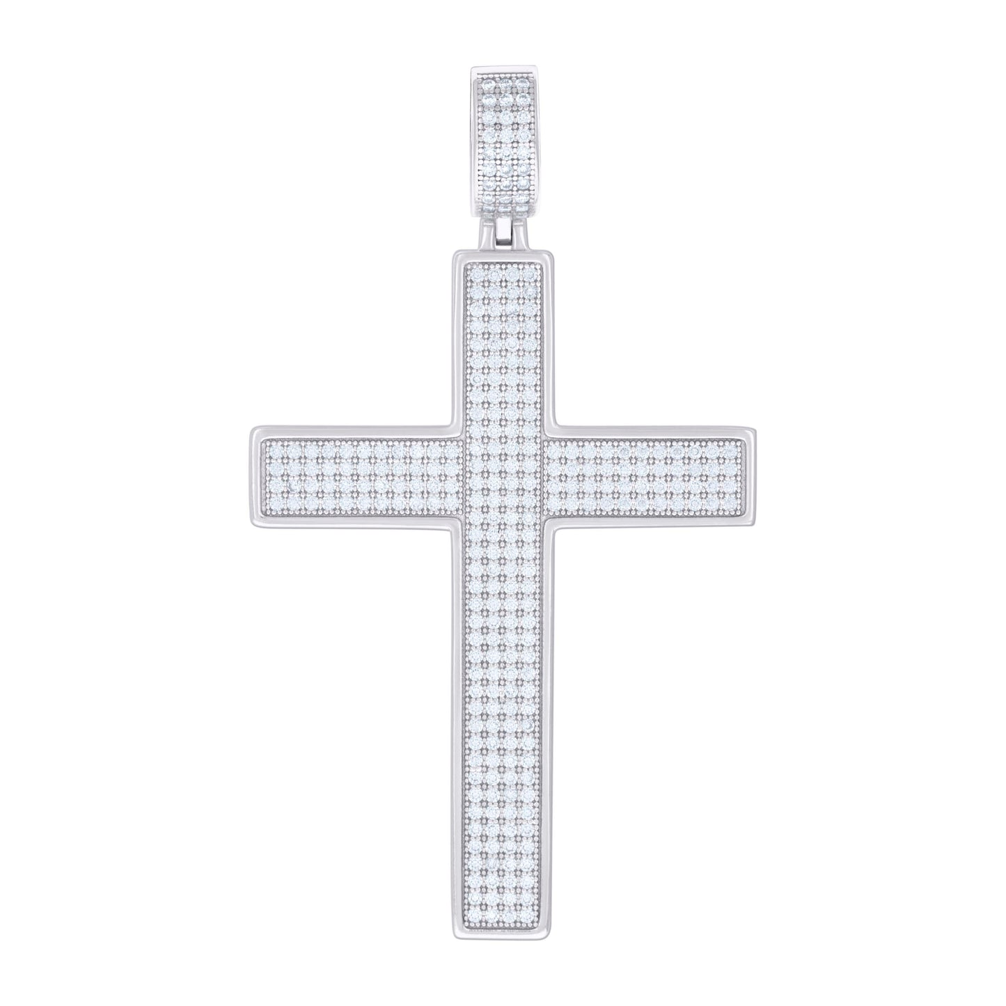 925 Sterling Silver 1.70Ctw Moissanite Pendant