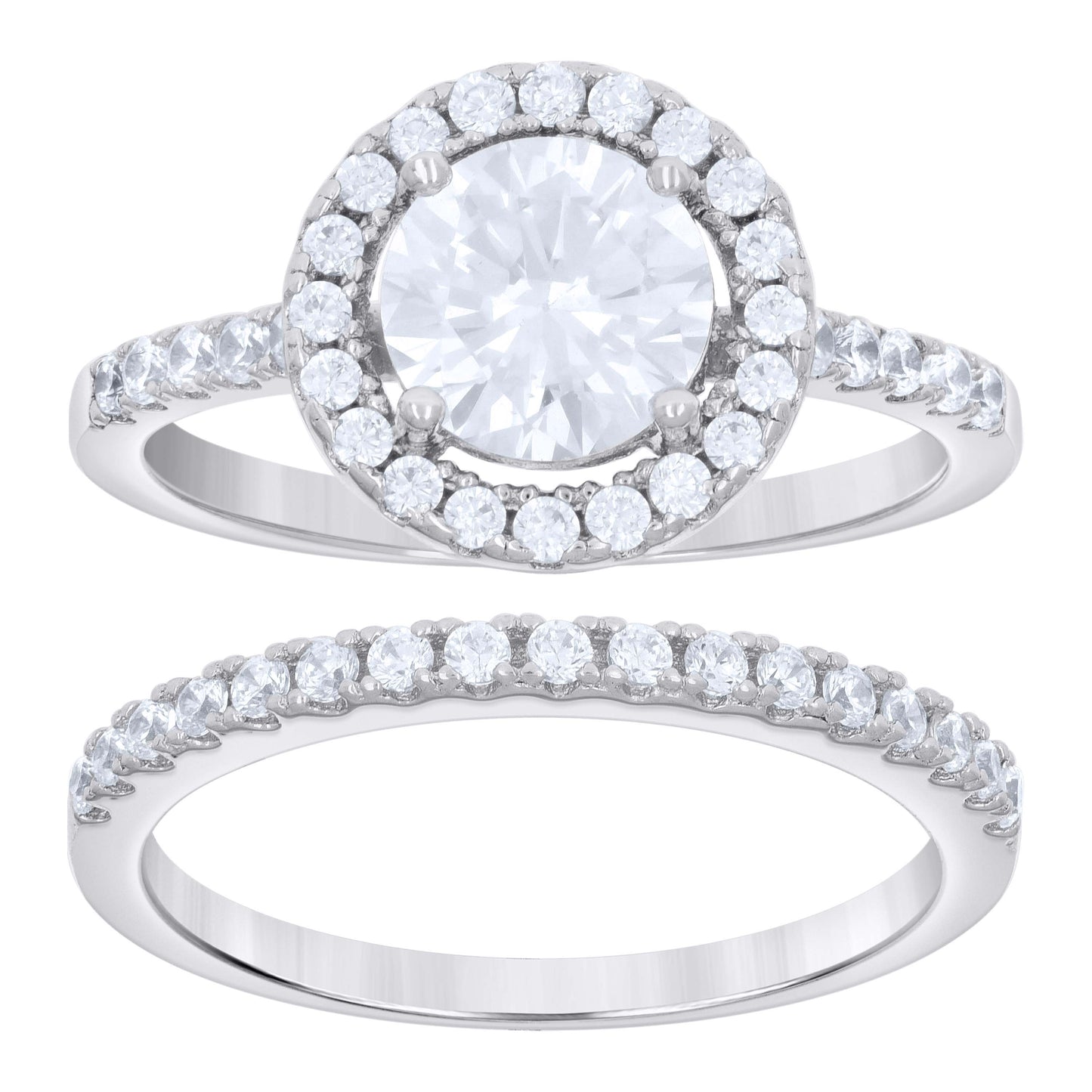 925 Sterling Silver 1.82Ctw Moissanite Ring S6