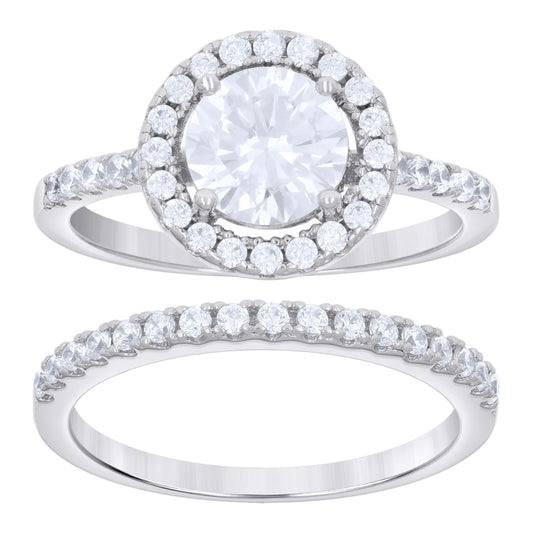 925 Sterling Silver 1.82Ctw Moissanite Ring S6