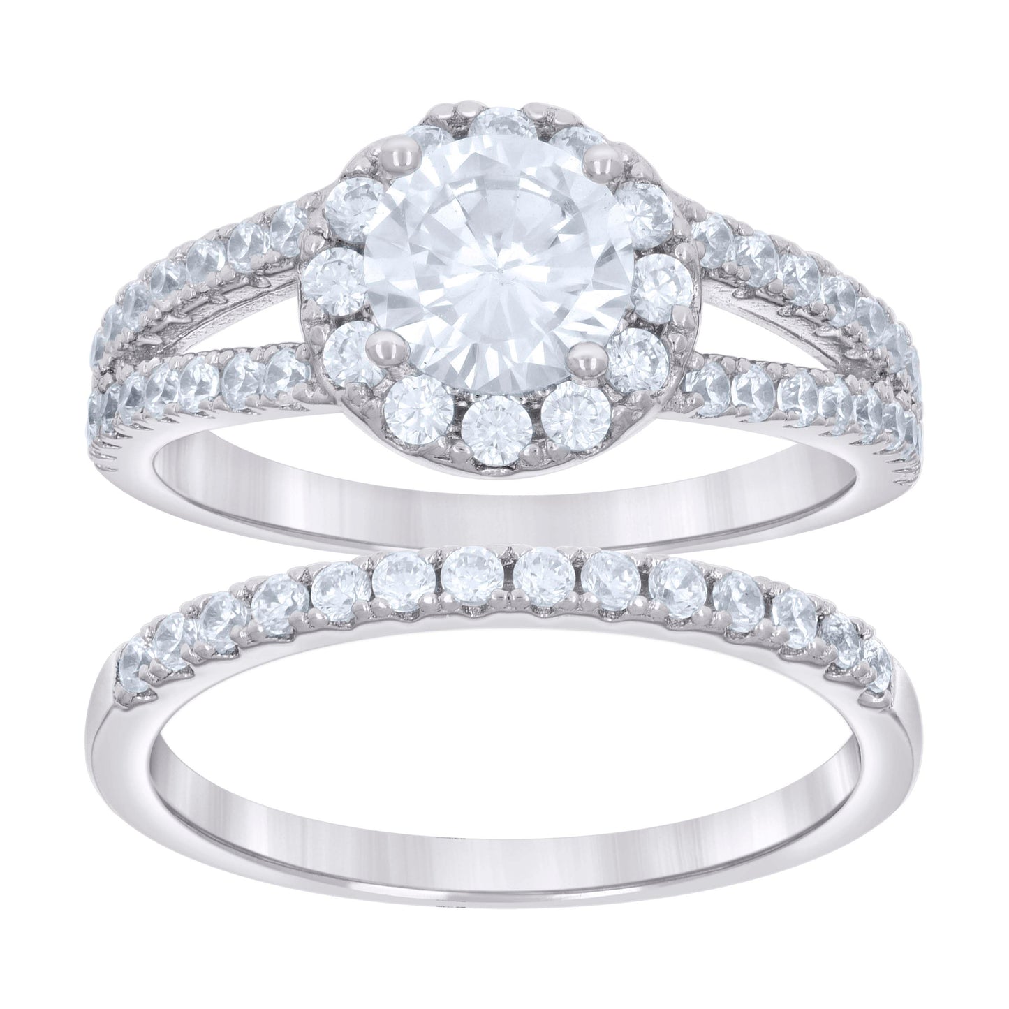 925 Sterling Silver 2.28Ctw Moissanite Ring S6
