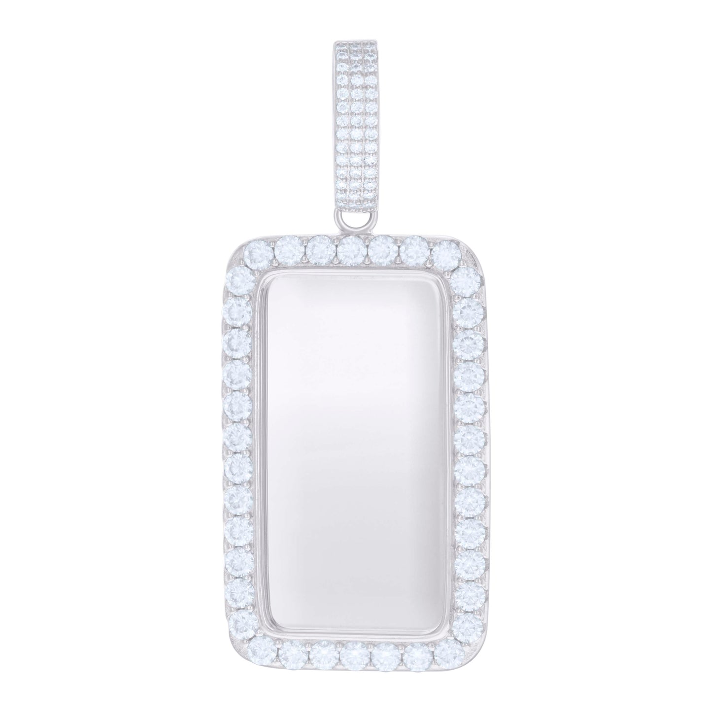 925 Sterling Silver 2.72Ctw Moissanite Pendant