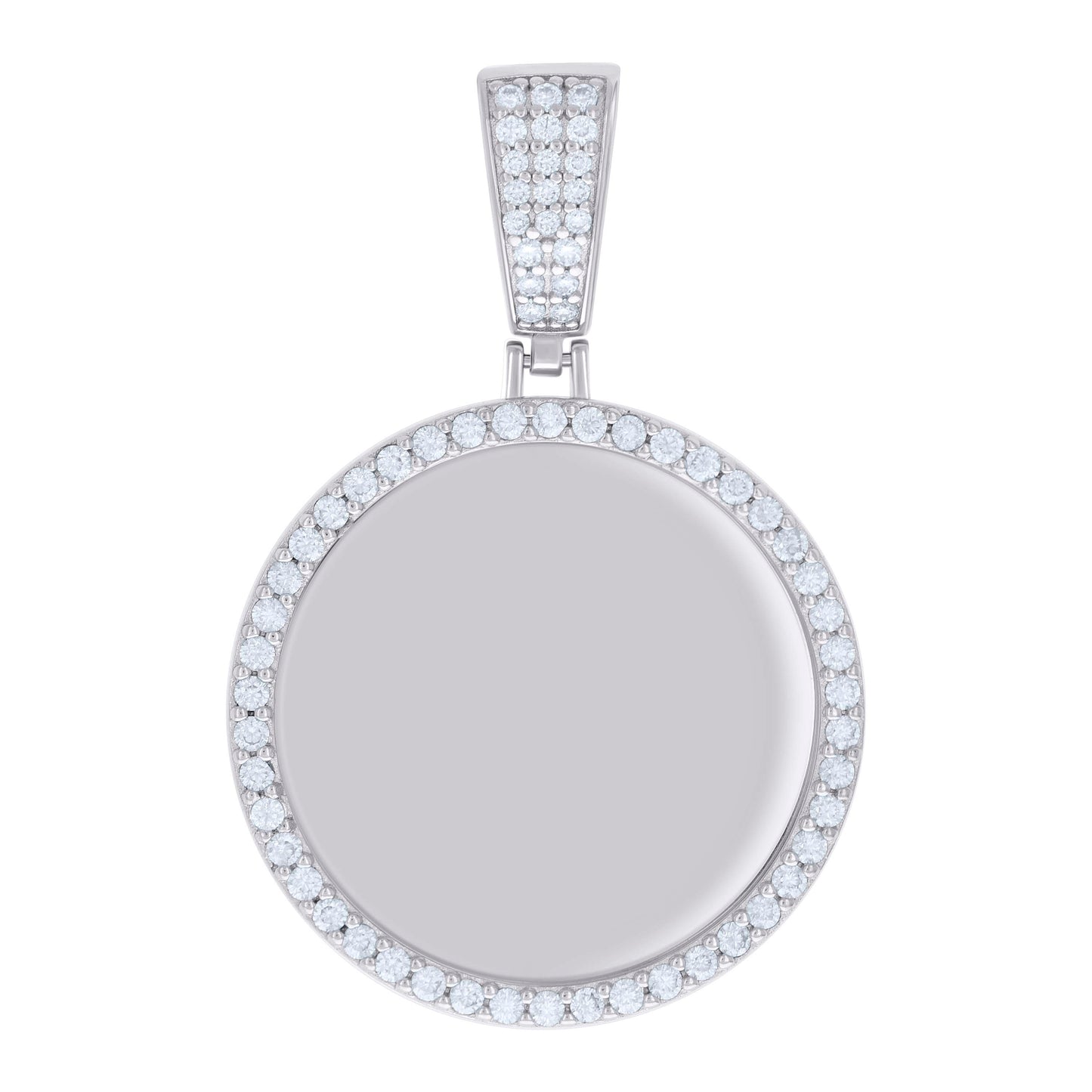 925 Sterling Silver 1.20Ctw Moissanite Pendant