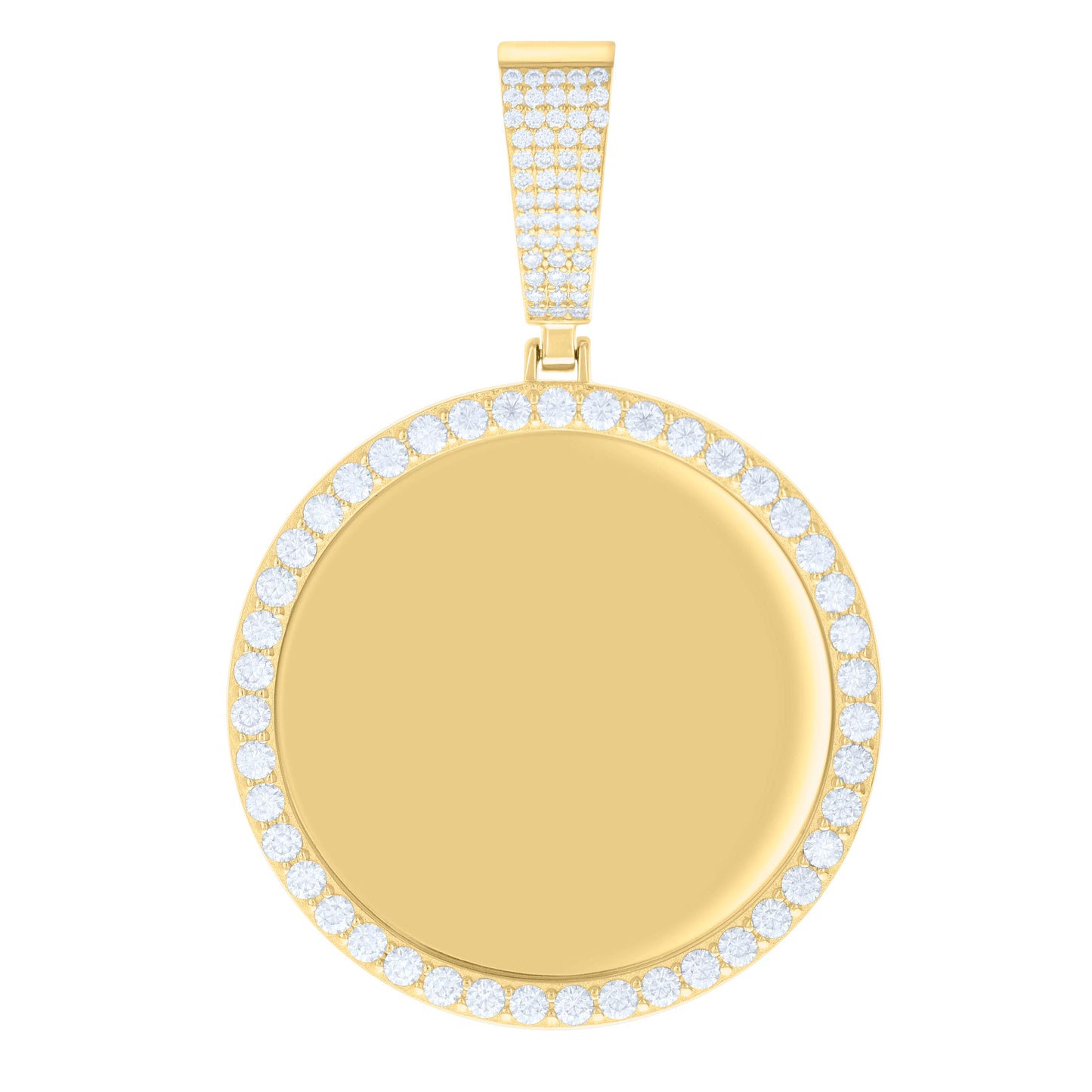 925 Sterling Silver 3.04Ctw Moissanite Pendant