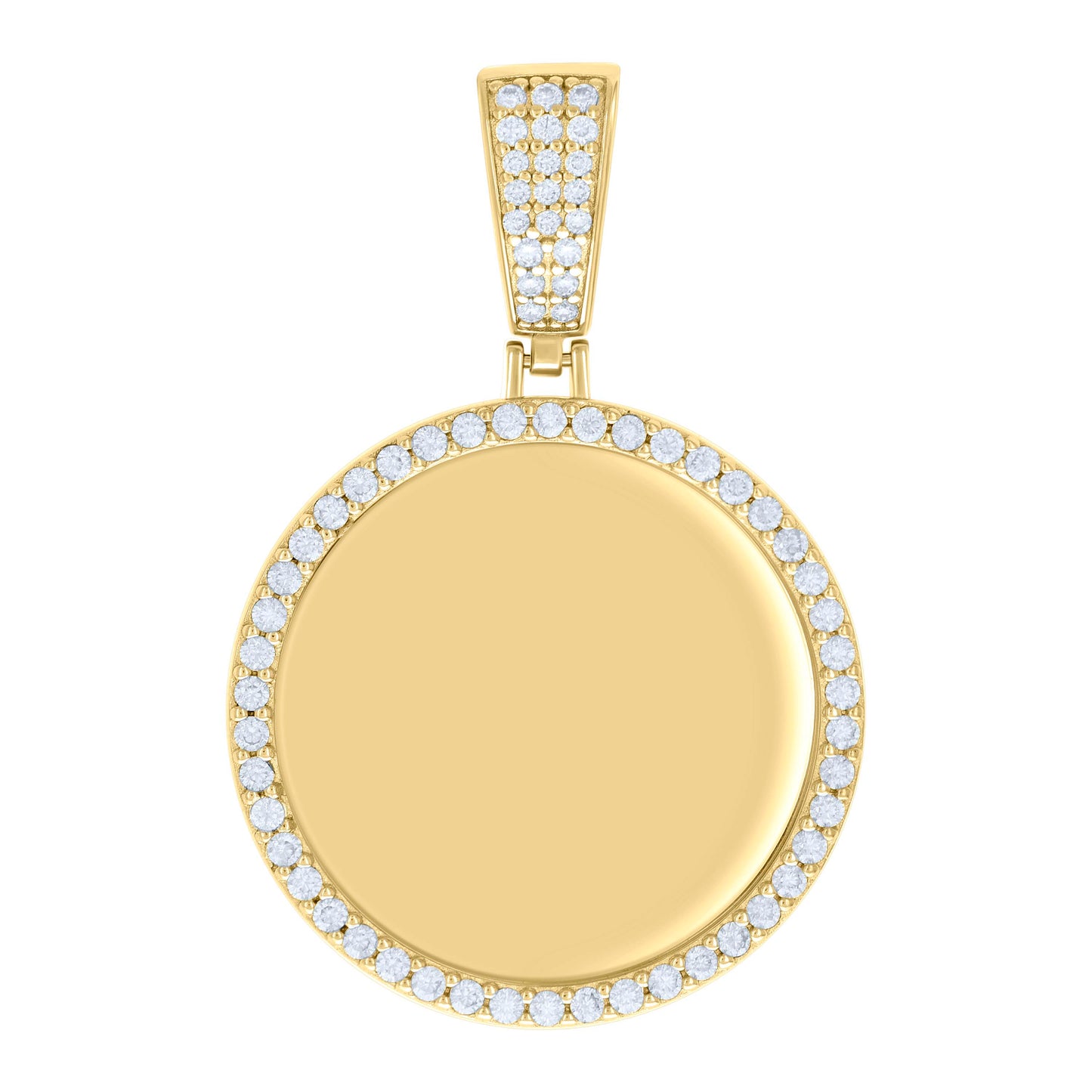 925 Sterling Silver 1.20Ctw Moissanite Pendant