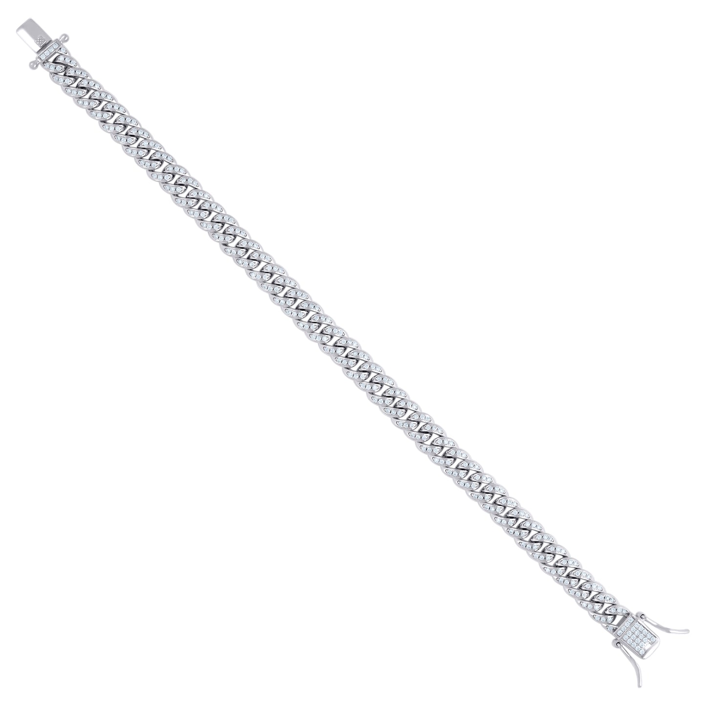 925 Sterling Silver Moissanite Chain