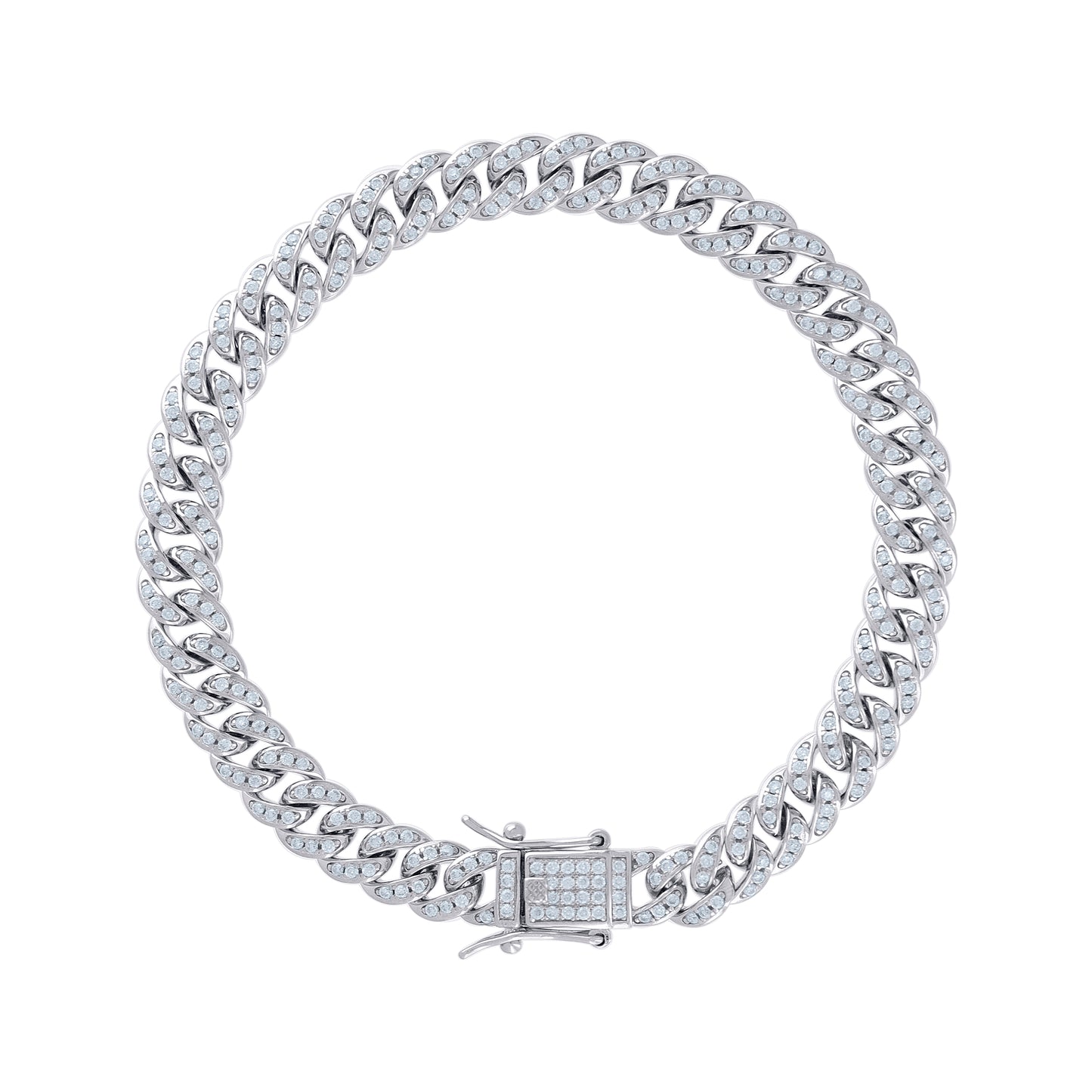 925 Sterling Silver Moissanite Chain