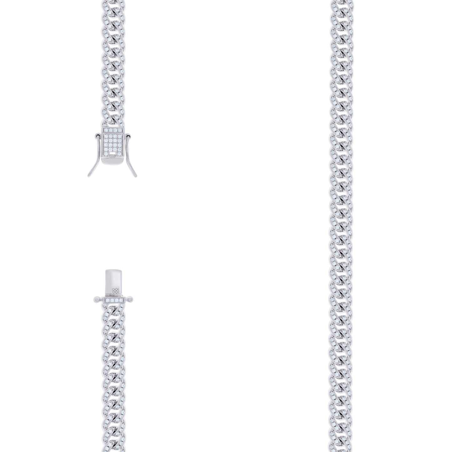 925 Sterling Silver Moissanite Chain