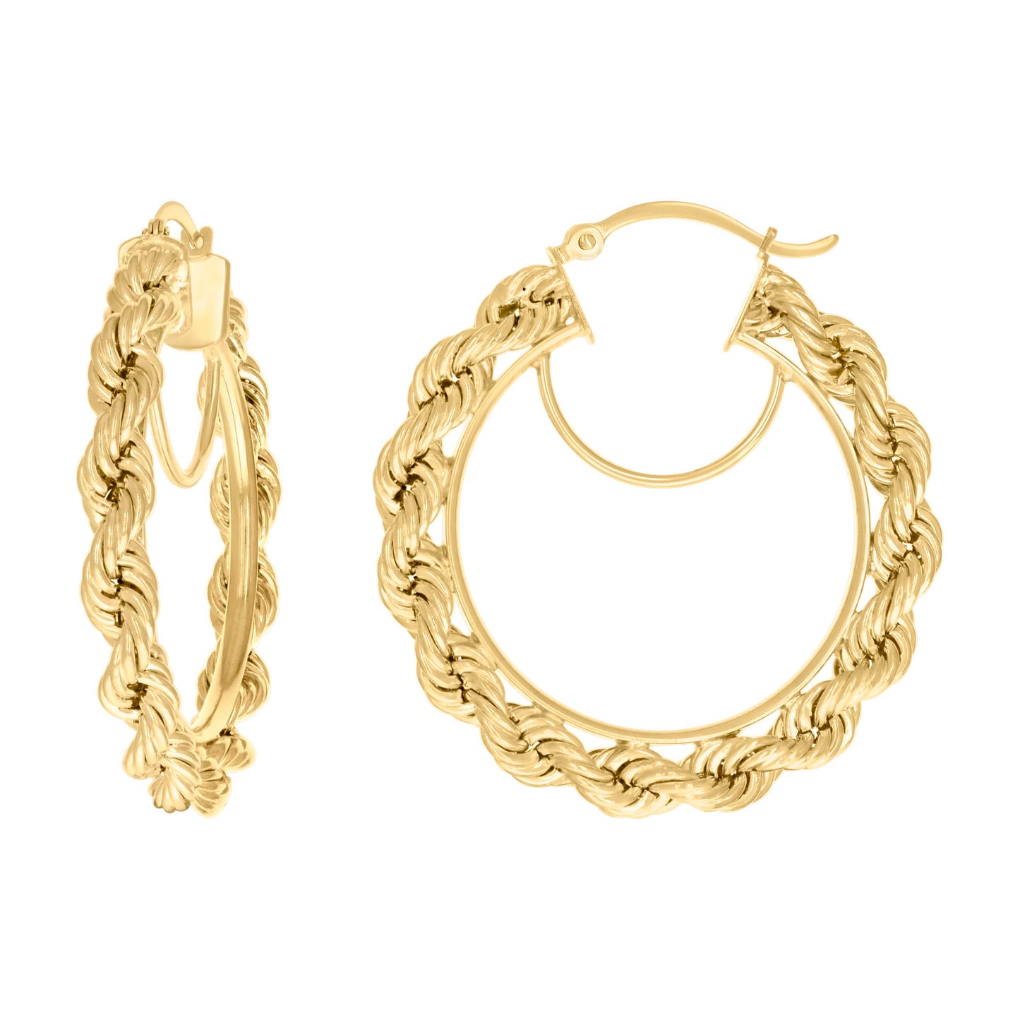 14Kt Gold Fancy Earrings 5mm-38