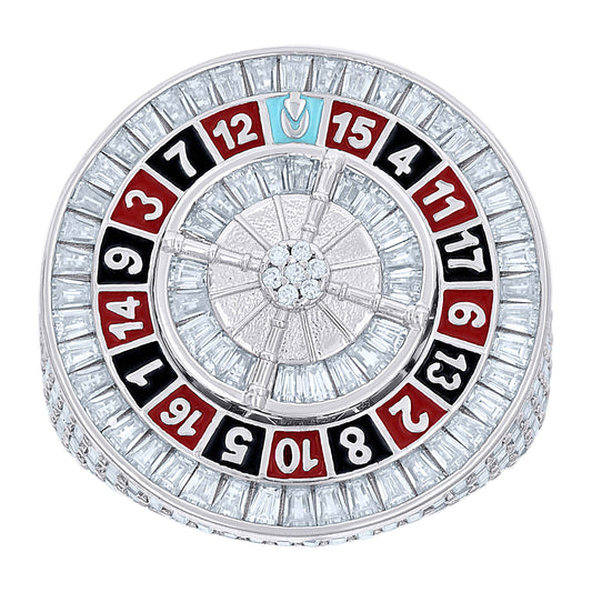 925 Sterling Silver R:0.09Ctw, B:7.36Ctw Moissanit