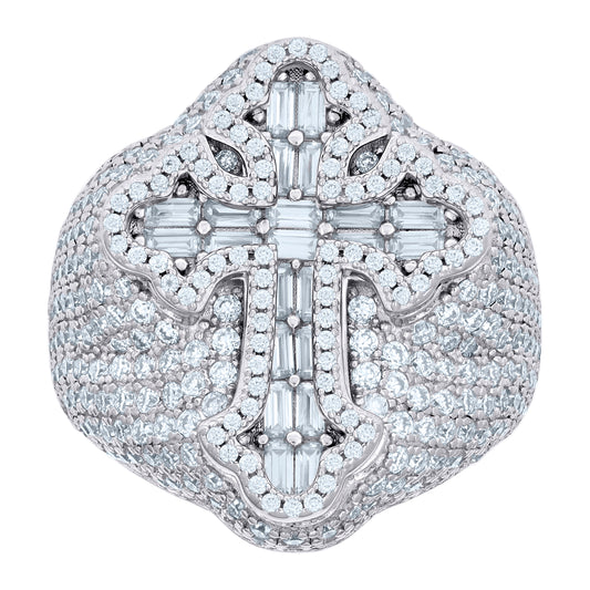 925 Sterling Silver R:4.67Ctw, B:1.36Ctw Moissanit