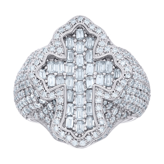 925 Sterling Silver R:5.28Ctw, B:1.81Ctw Moissanit