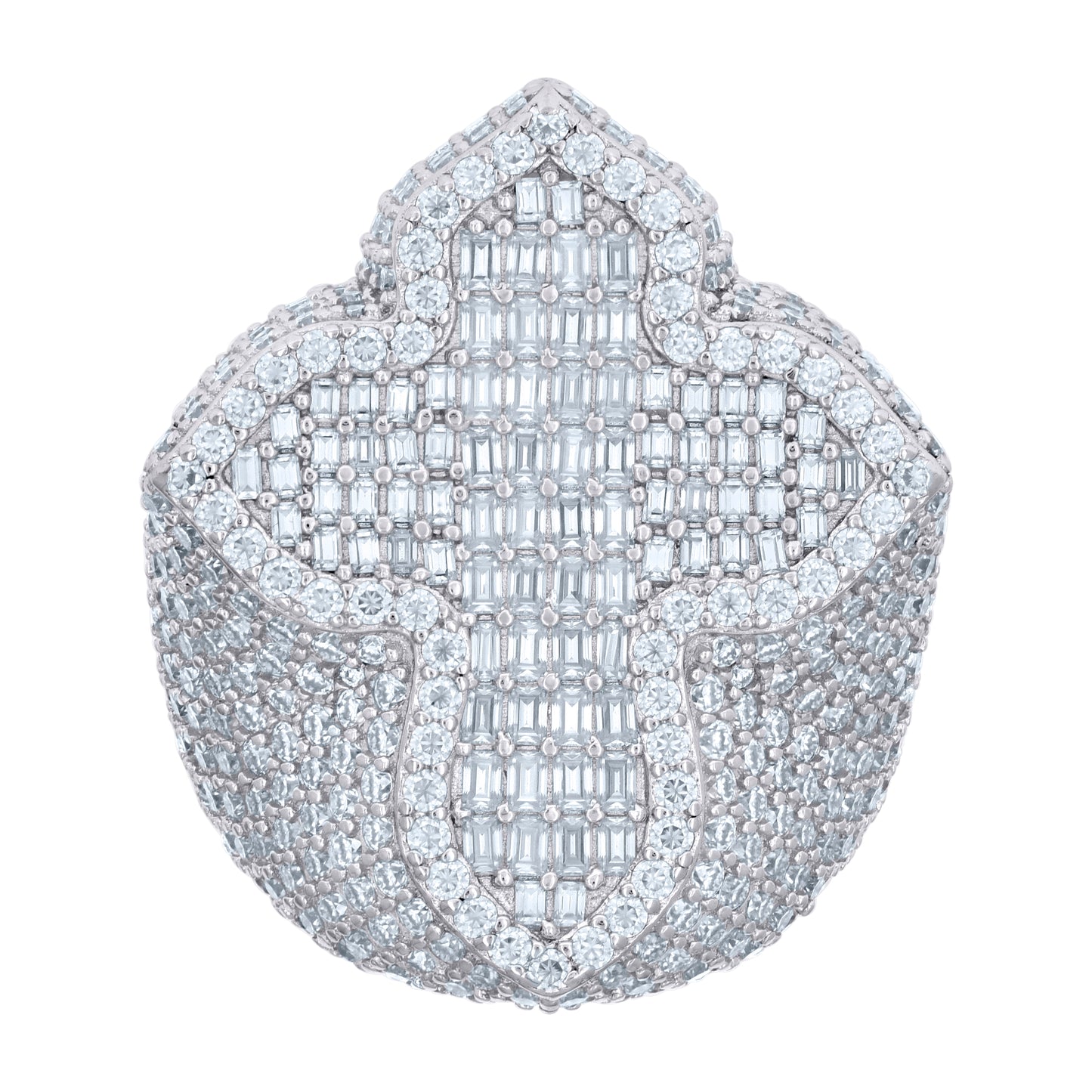 925 Sterling Silver R:5.50Ctw, B:2.05Ctw Moissanit