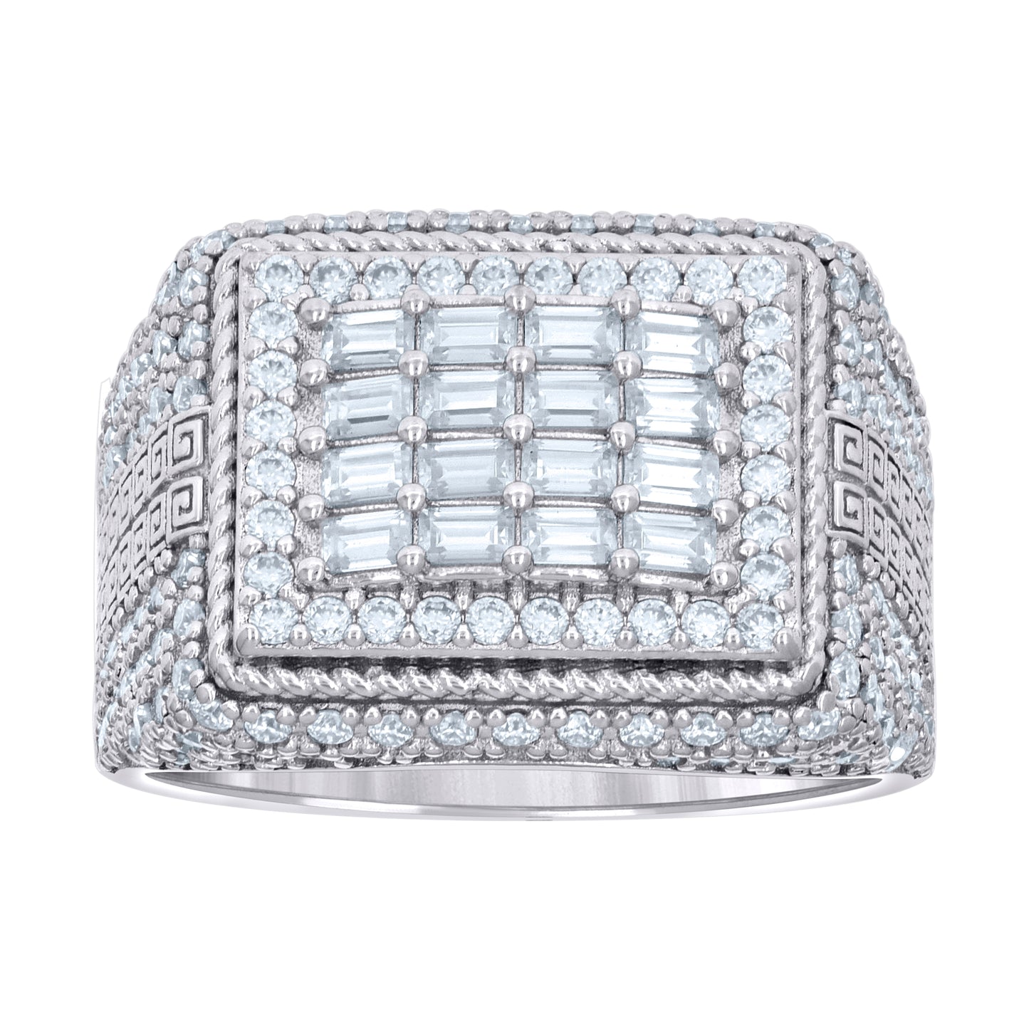 925 Sterling Silver R:1.57Ctw, B:0.91Ctw Moissanit